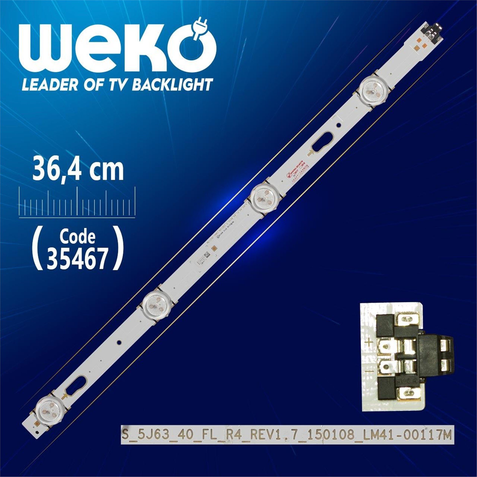 Weko S_5J63_40_FL_R4_REV1.7_150108_LM41-00117M - 36.4 Cm 4 Ledli  (WK-1019) Tv Led Bar - Tv Led Bar