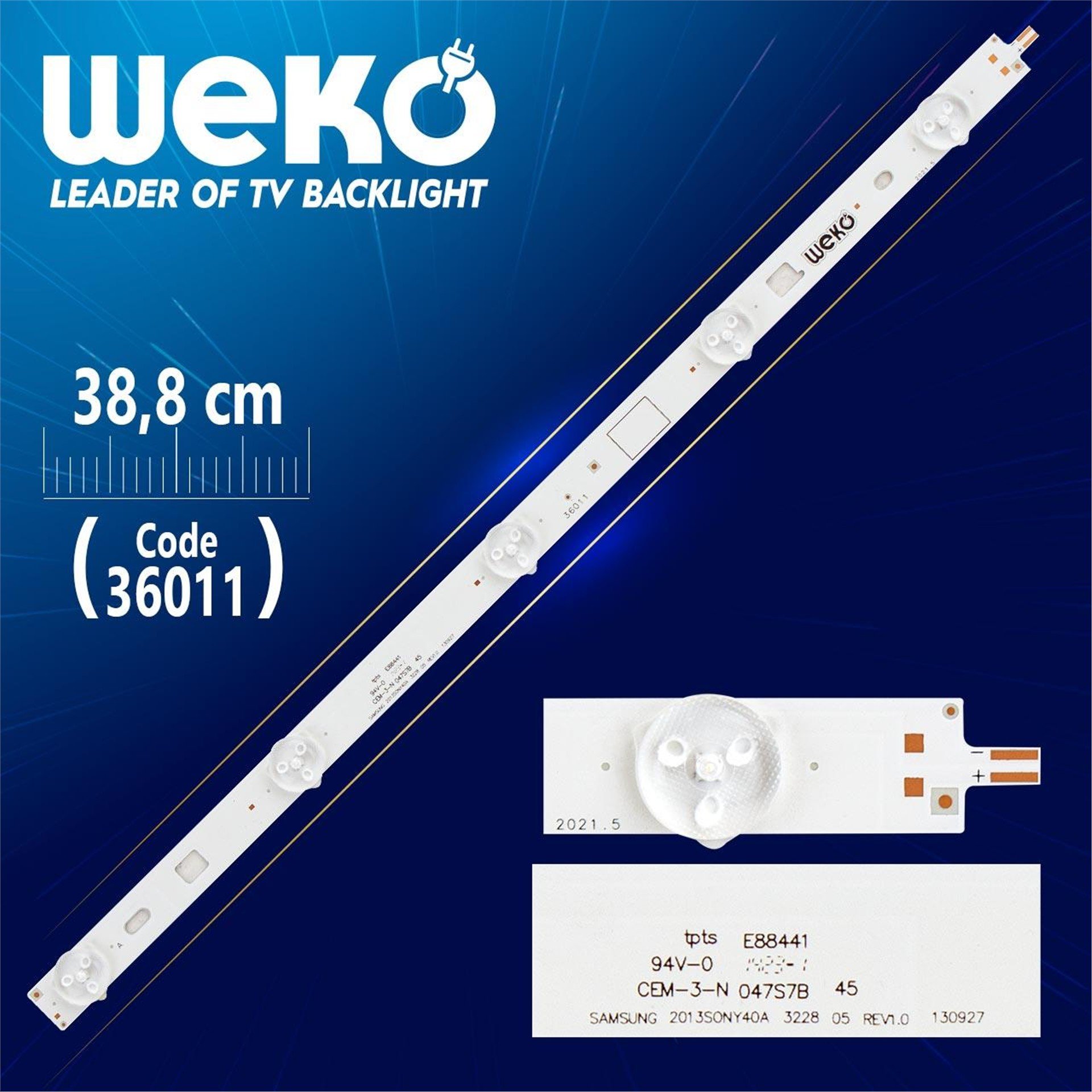 Weko SAMSUNG 2013SONY40A 3228 05 REV 1.0 130927 38.8 Cm Tv Led Bar - Tv Led Bar