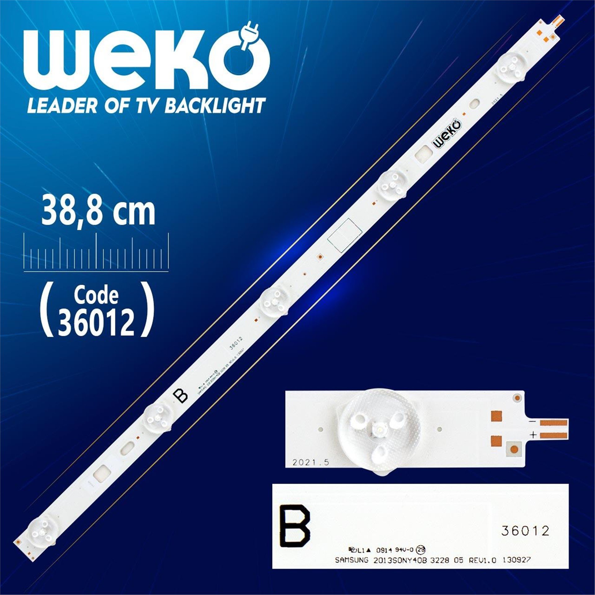 Weko SAMSUNG 2013SONY40B 3228 05 REV 1.0 130927 38.8 Cm Tv Led Bar - Tv Led Bar