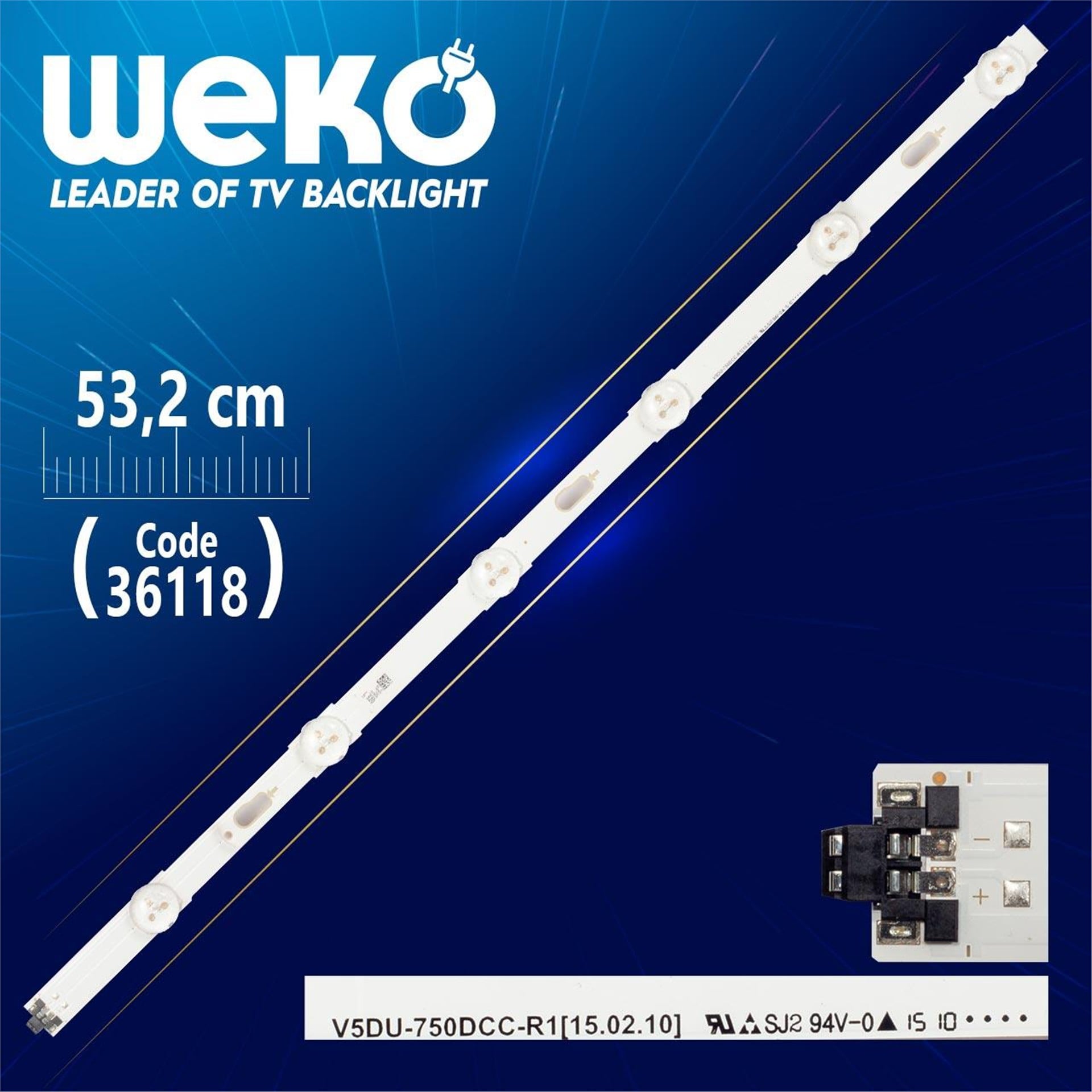 Weko SAMSUNG 75'' V5DU-750DCC-R1 53.2 Cm Tv Led Bar - Tv Led Bar