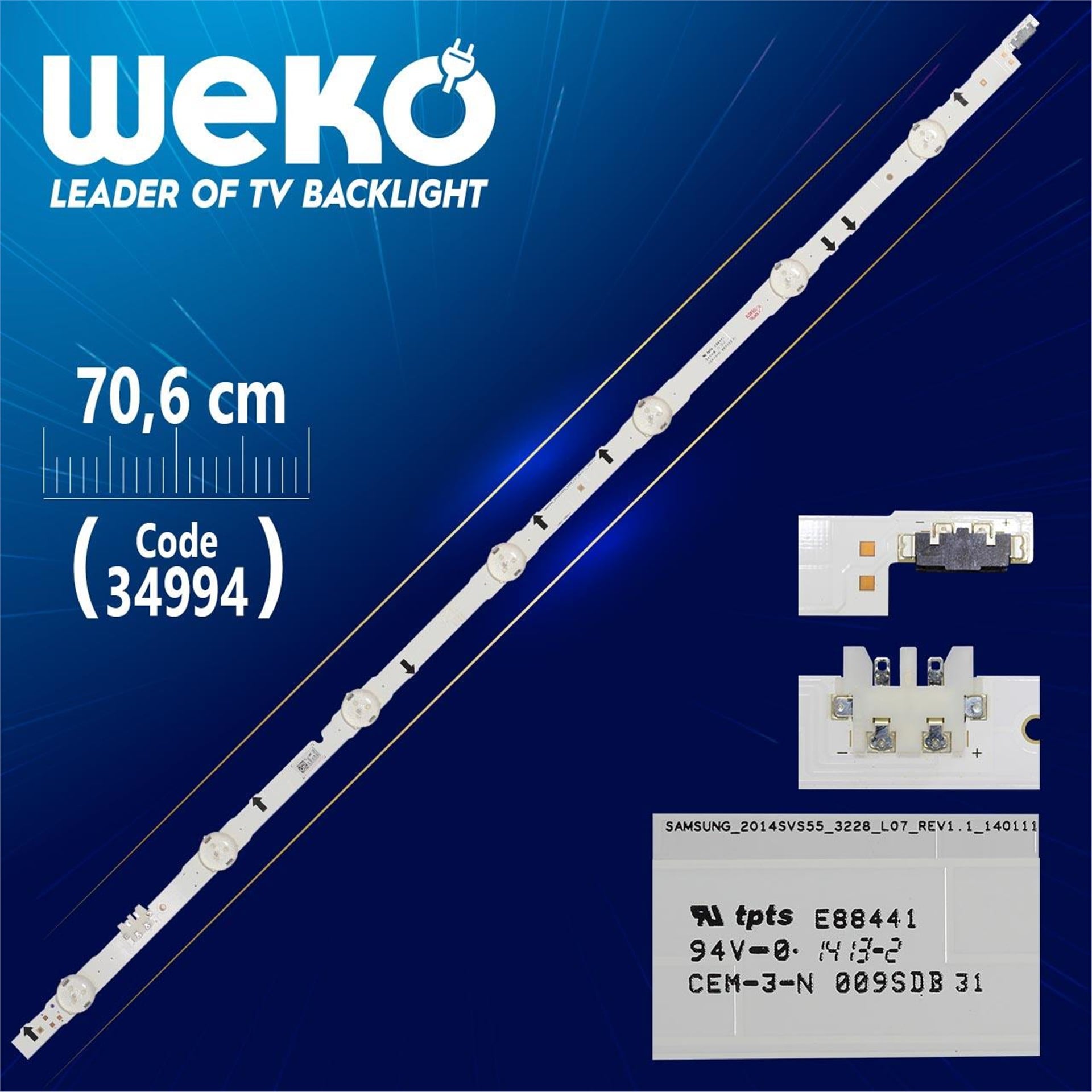 Weko SAMSUNG_2014SVS55_3228_L07_REV1.1 Left - D4GE-550DCA-R3 70.6 Cm Tv Led Bar - Tv Led Bar