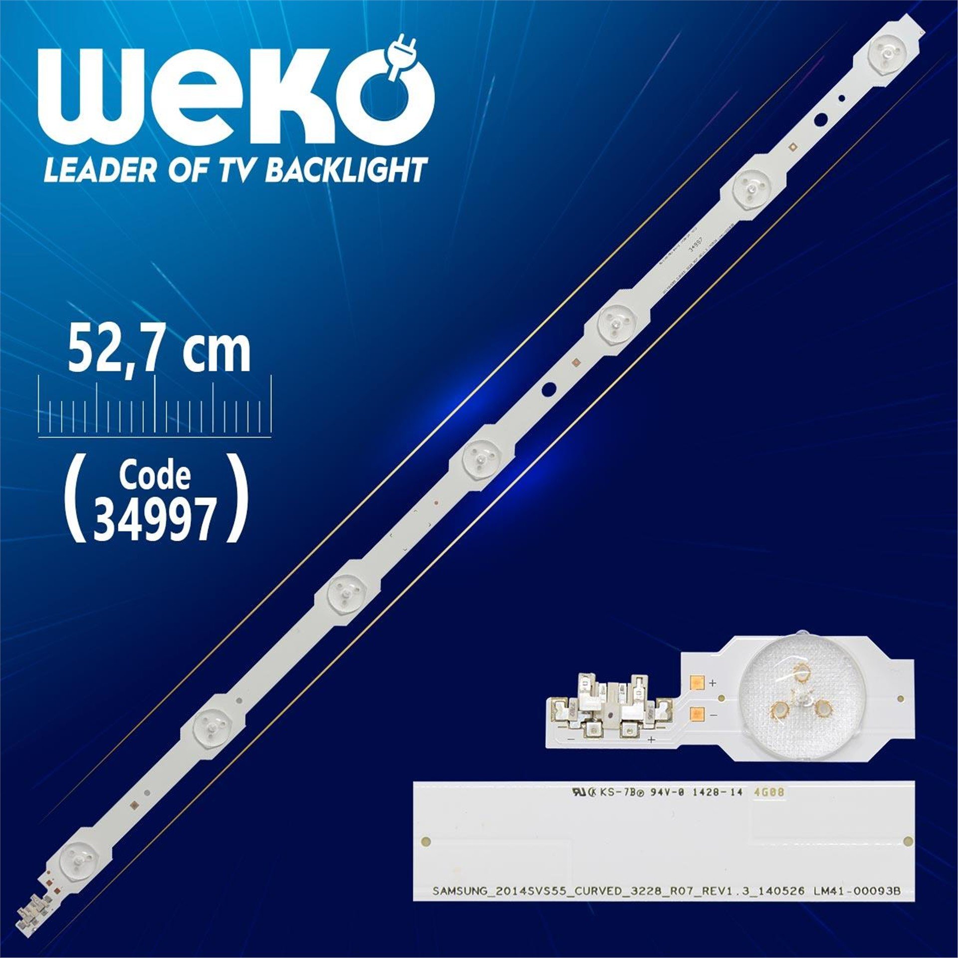 Weko SAMSUNG_2014SVS55_CURVED_3228_R07_REV1.3_140526 LM41-00093B 52.7 Cm WK-336 Led Tv Bar - Tv Led Bar