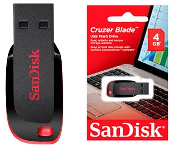 SANDISK 4 GB FLASH DISK
