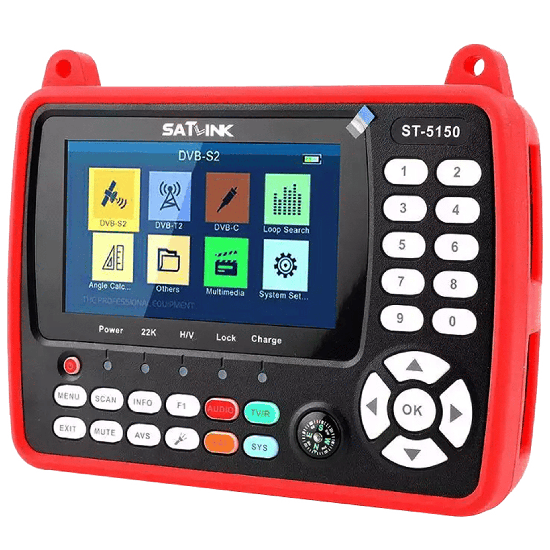 Satlink Satlink ST-5150 Combo DVB-S/S2/C/T/T2  - 4.3'' Ekranlı Görüntülü Full HD Uydu Yön Bulucu - Dijital Uydu Bulucular