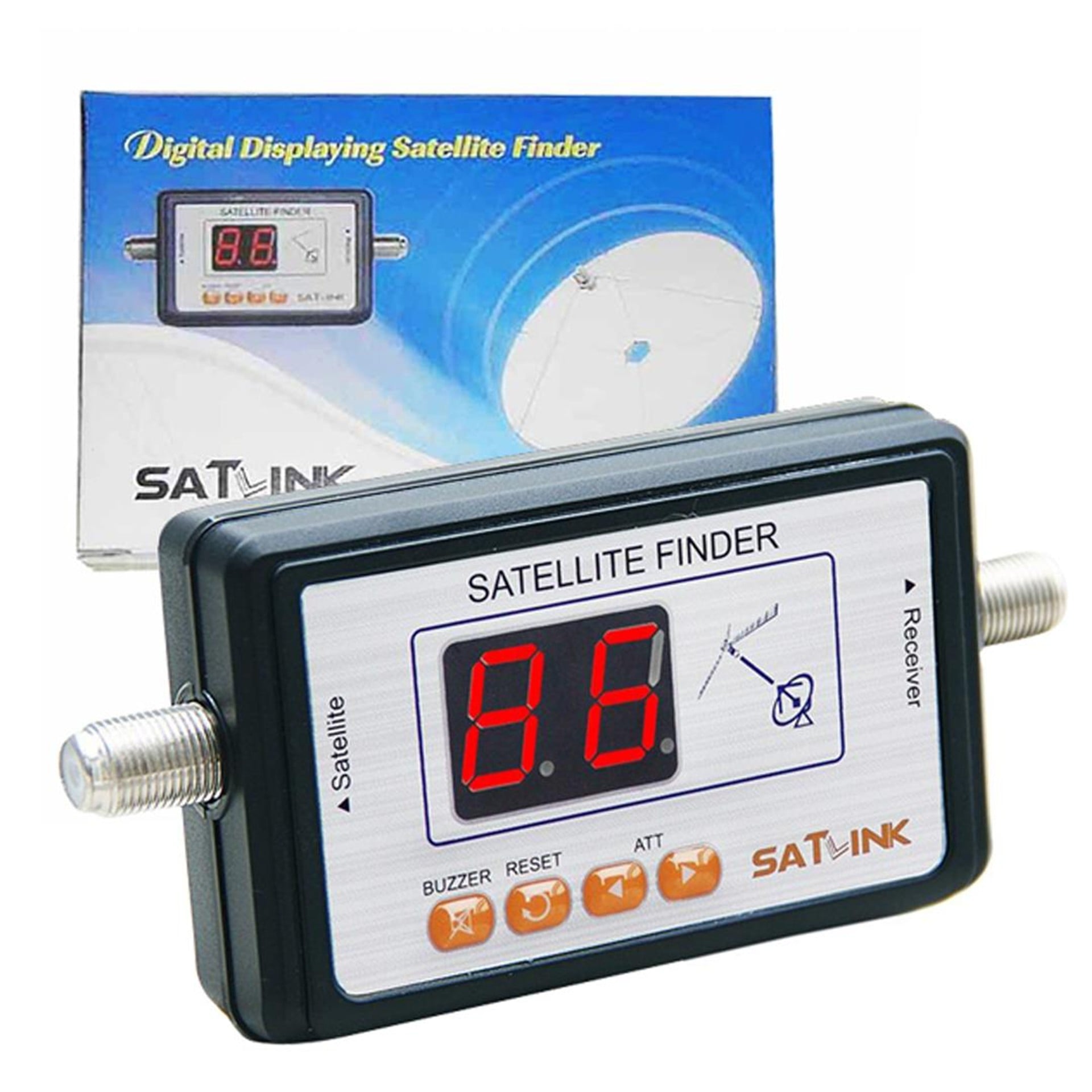Satlink Satlink WS-6903 Display Ekran Dijital Uydu Ayar Cihazı - Dijital Uydu Bulucular