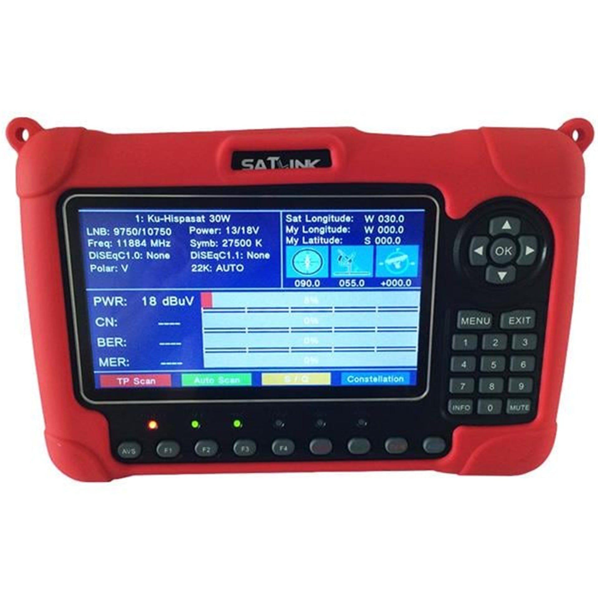 Satlink Satlınk Ws-6980 Dvb-S2/C/T2 7 Uydu Bulucu - Mini Uydu Bulucular