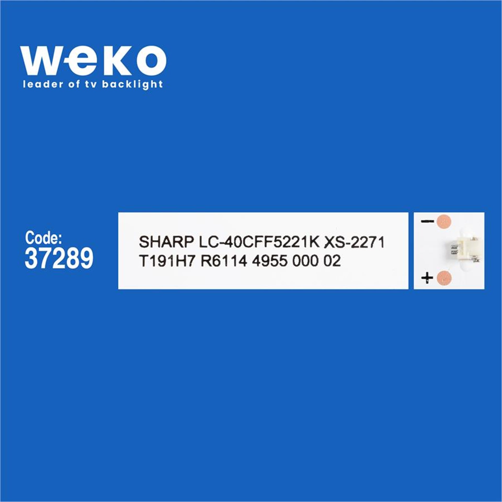 Weko Sharp LC-40CFF5221K 40'' 4 Adet Tv Led Bar - Sharp Led Bar