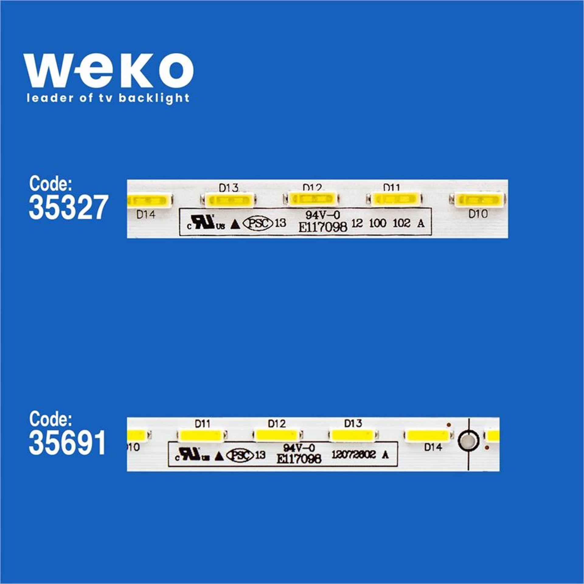 Weko Sharp Lc-50LE652V 50'' İnç 2 Adet Tv Led Bar - Sharp Led Bar