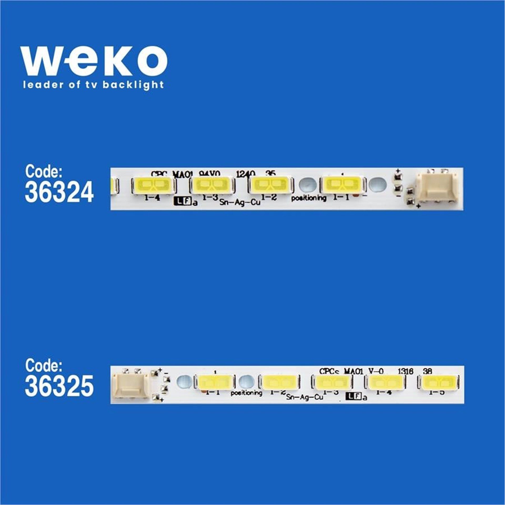 Weko Sharp LC-60LE741S 60'' İnç 2 Adet Tv Led Bar - Sharp Led Bar