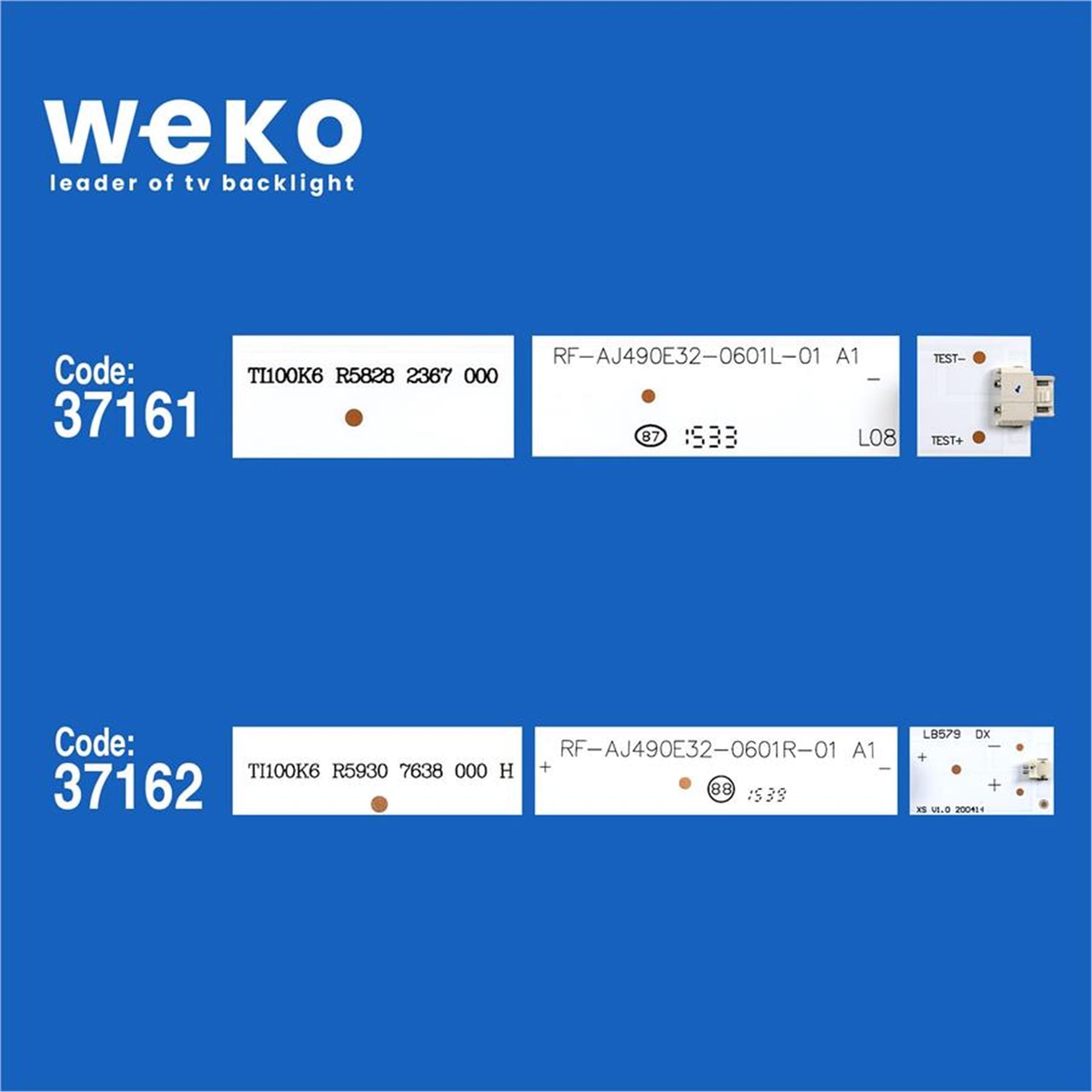 Weko Sharp LC49CFE6031K 49'' 12 Adet Tv Led Bar - Sharp Led Bar