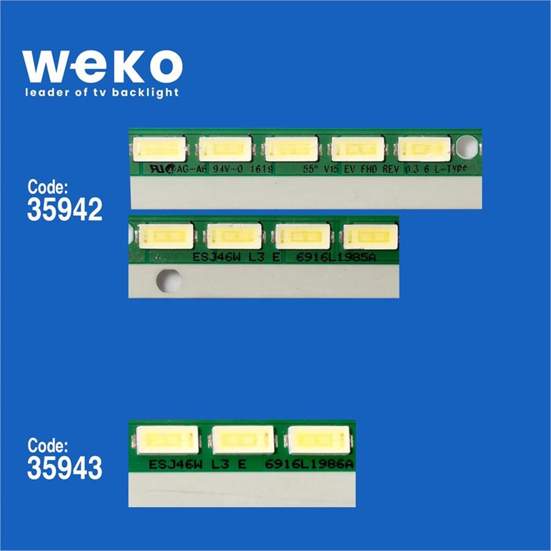 Weko Sharp PN-R556 55'' İnç 2 Adet Tv Led Bar - Sharp Led Bar