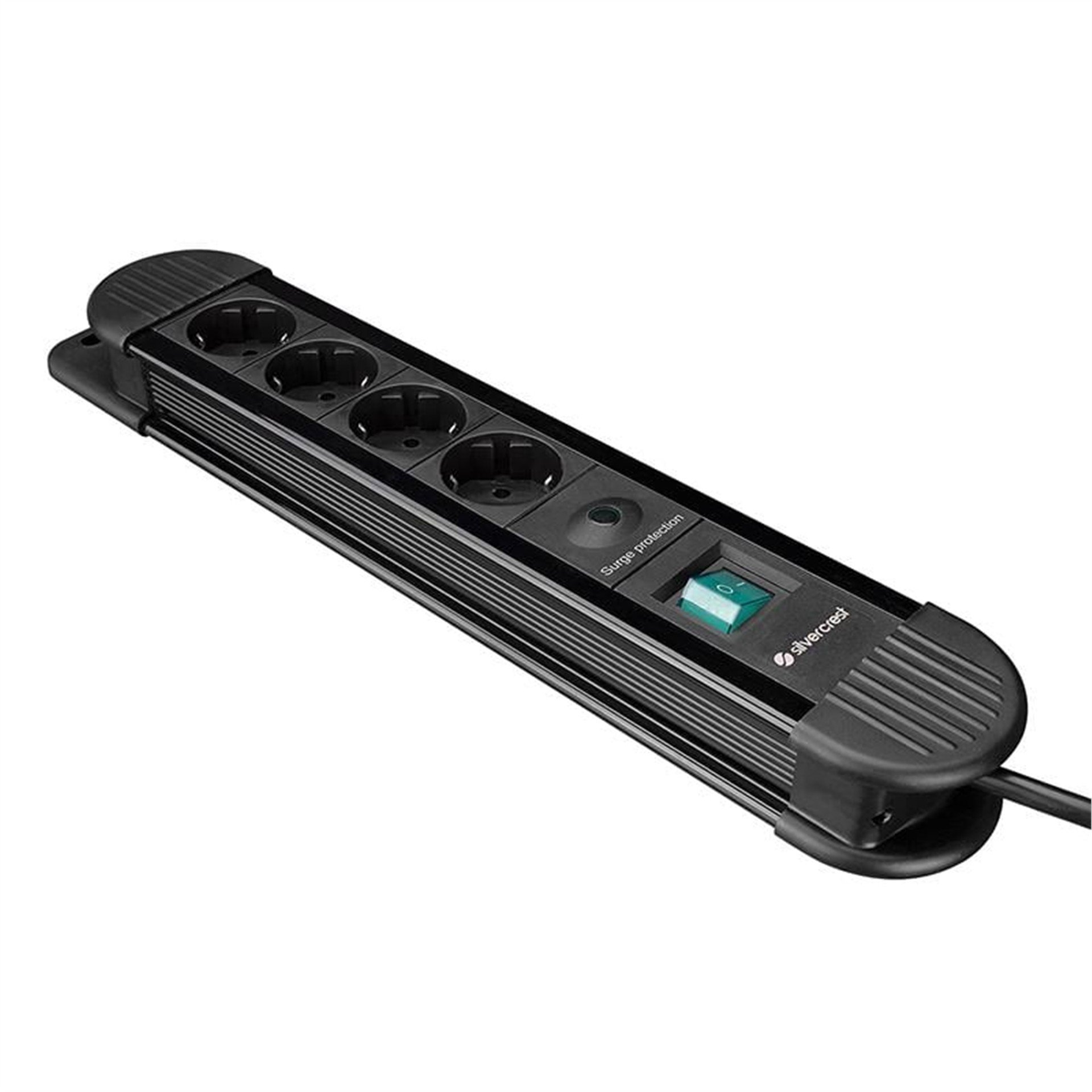 Silvercrest Silver Crest 1.5m 4lü Akım Korumalı Gri Priz 900 Joule SCKS04 - Akım Korumalı Prizler