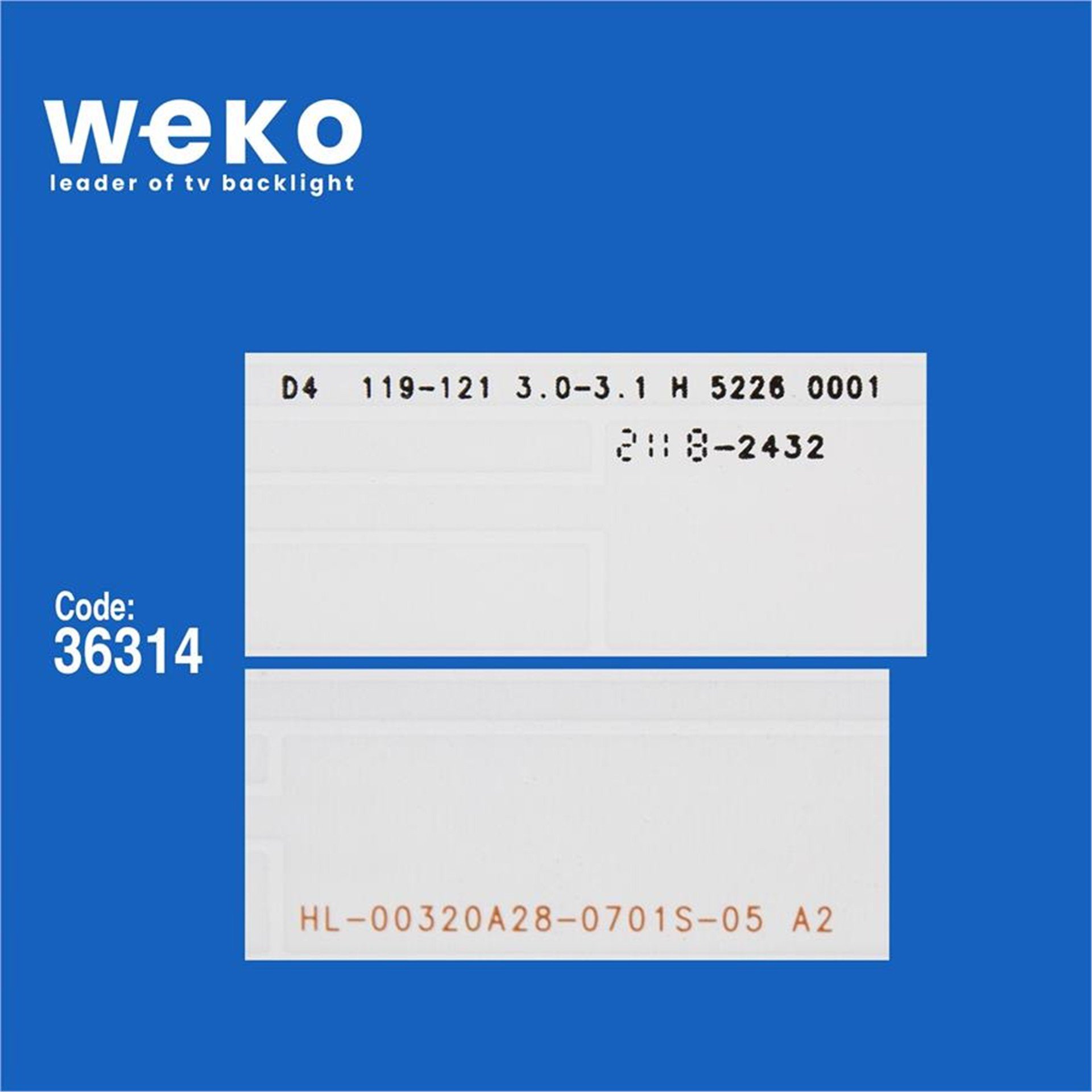 Weko Skytech ST-3230YK 32'' İnç 2 Adet Tv Led Bar (Seri 1) - Skytech Led Bar