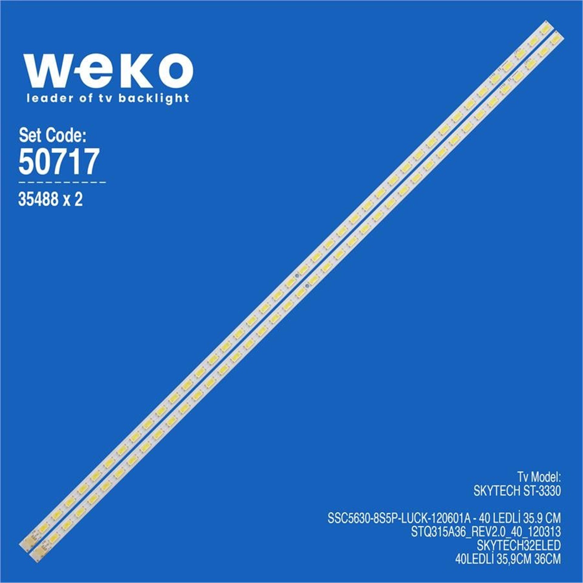 Weko Skytech ST-3330 32'' İnç 2 Adet Tv Led Bar - Skytech Led Bar