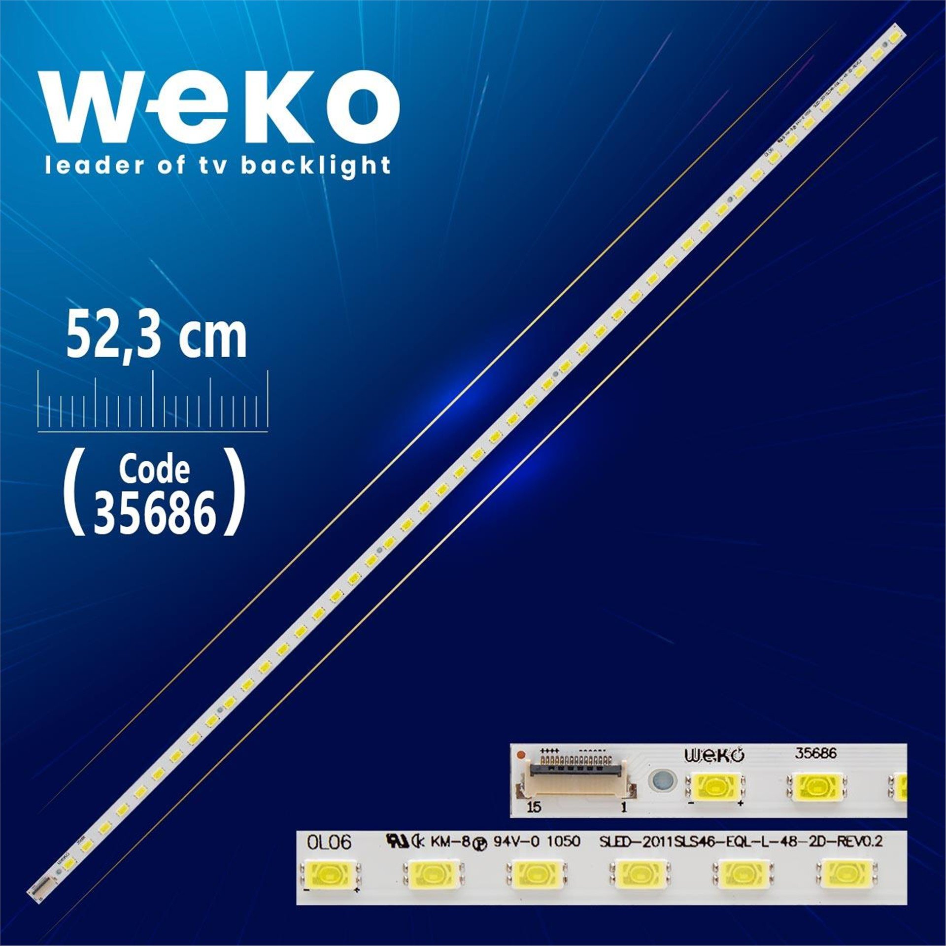 Weko SLED_2011SLS46_EQL_L_48_2D_REV0.01 2 52.3 Cm WK-1163 Tv Led Bar - Tv Led Bar