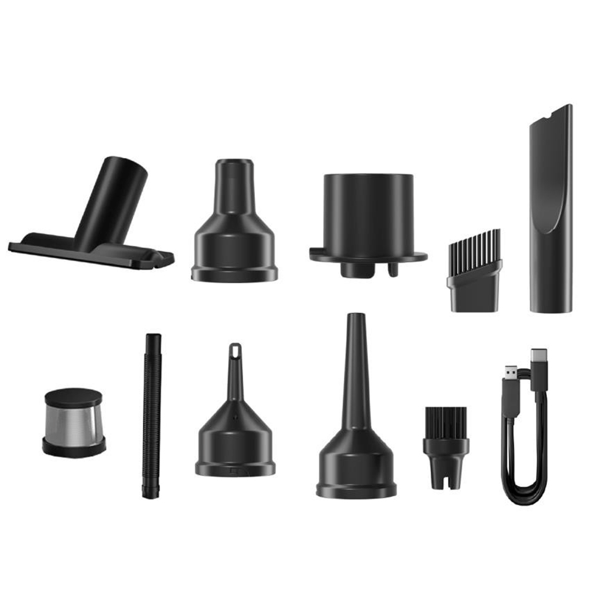 Snapron Snapron SNV-3002 80W 7.4V Şarjlı Mini Araç ve Ev Süpürgesi + Çift Filtrasyonlu Çok Fonksiyonlu Temizlik Seti - Ev ve Yaşam