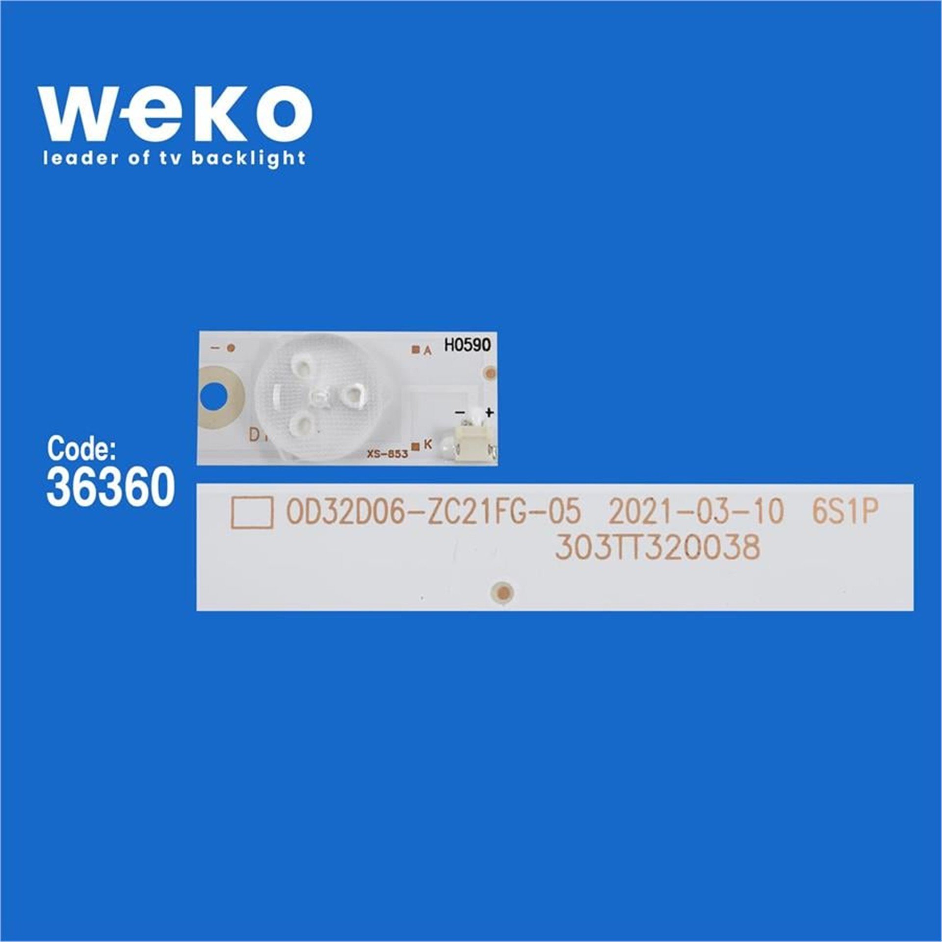 Weko Speler SP-LED32 32'' İnç 3 Adet Tv Led Bar - Tv Led Bar