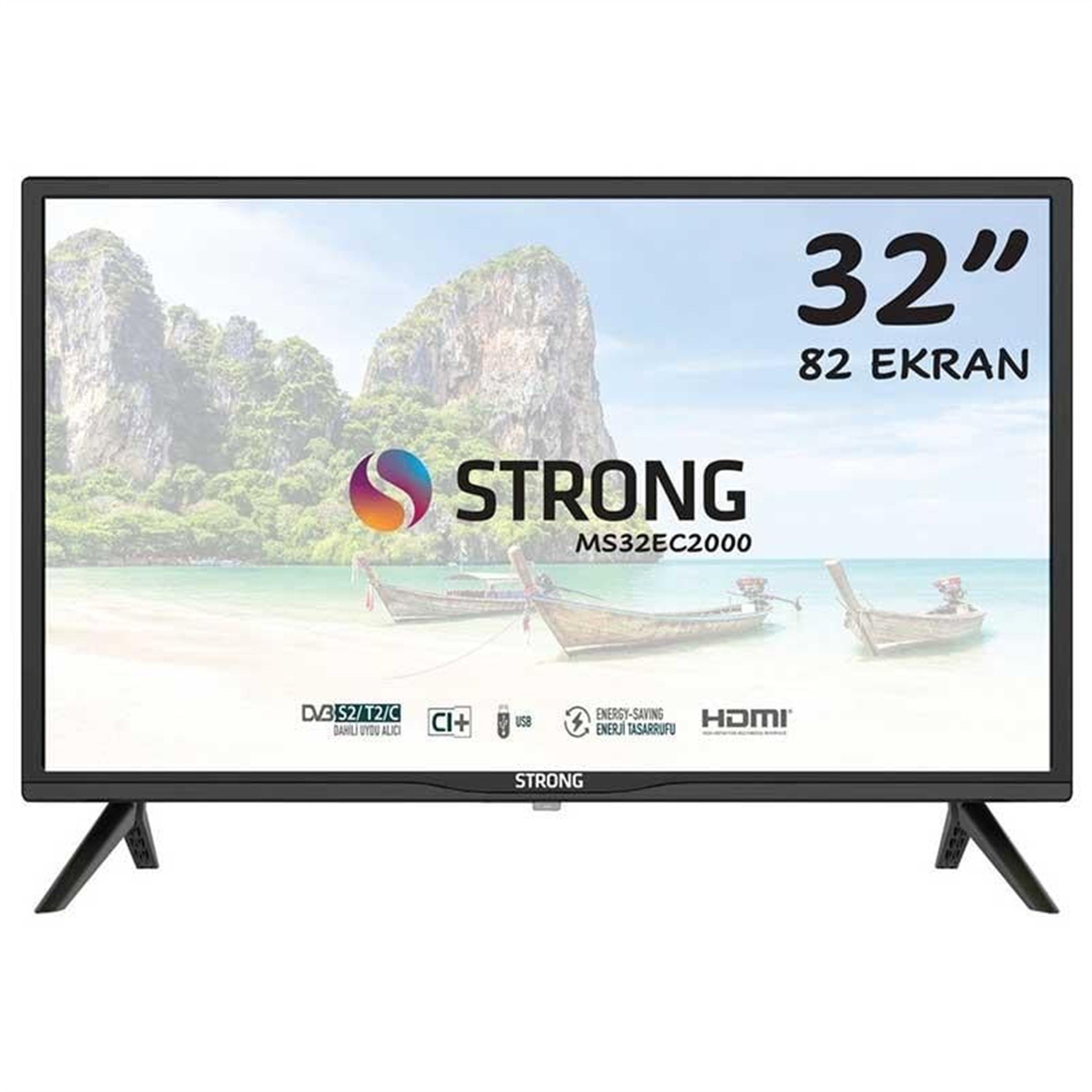 Strong Strong Ms32Ec200 32 82 Hdmı*Usb Ekran Uydu Alıcılı Hd Ready Led Tv - Araç Tv Monitör