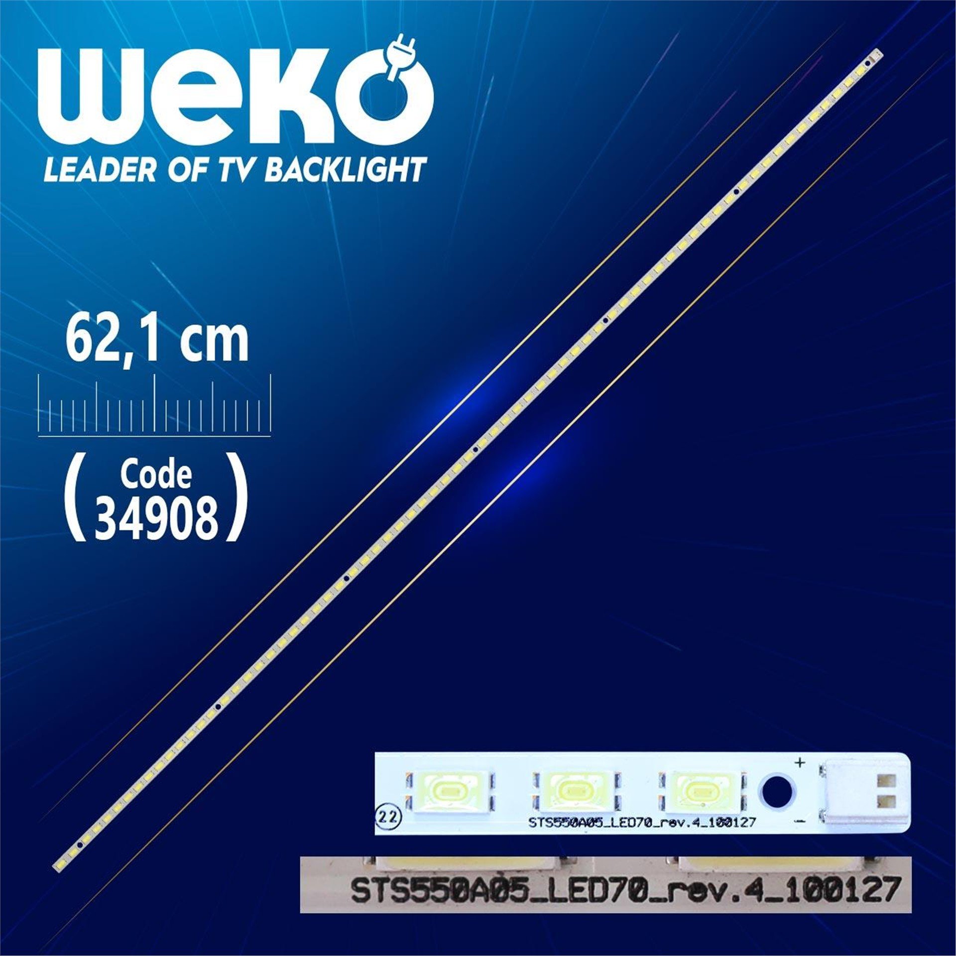 Weko STS550A05_LED70_REV.4_100127 - 62.1 CM 70 LEDLİ - (WK-745) Tv Led Bar - Tv Led Bar