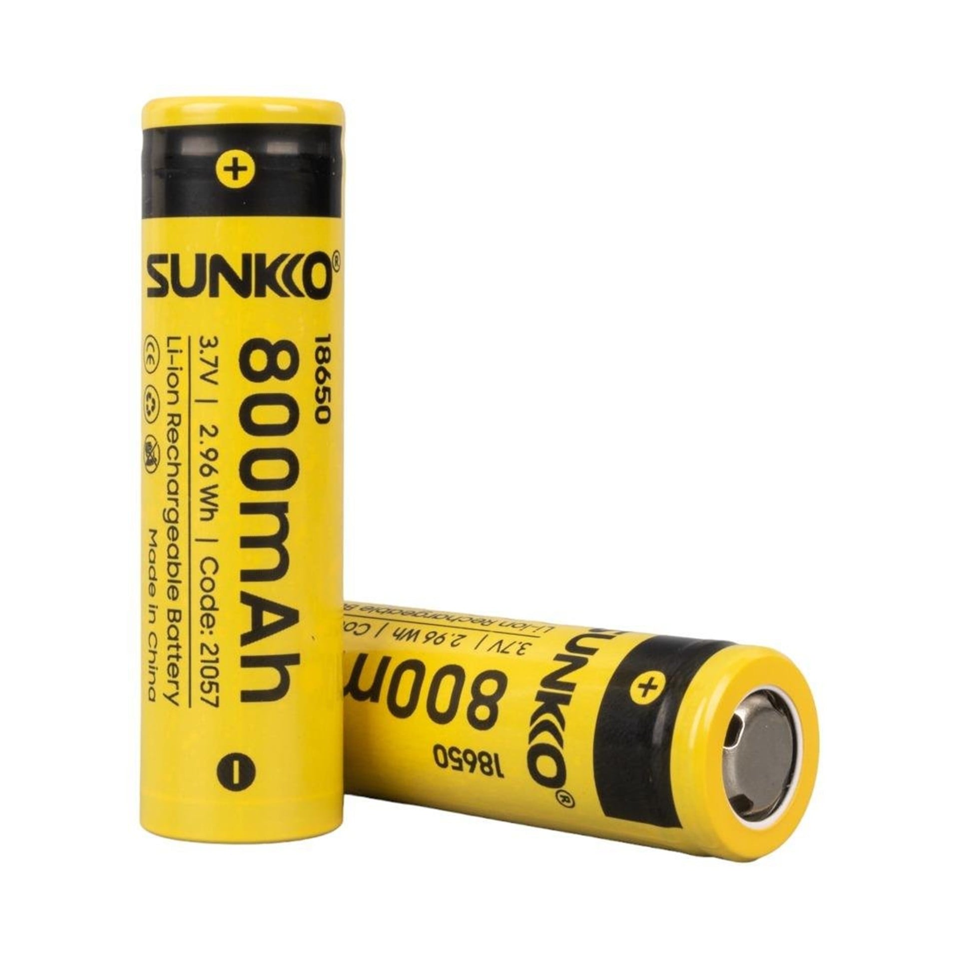 Sunkko Sunkko 3.7 Volt 800 Mah 18650 Şarj Edilebilir Pil (Tekli) - Piller