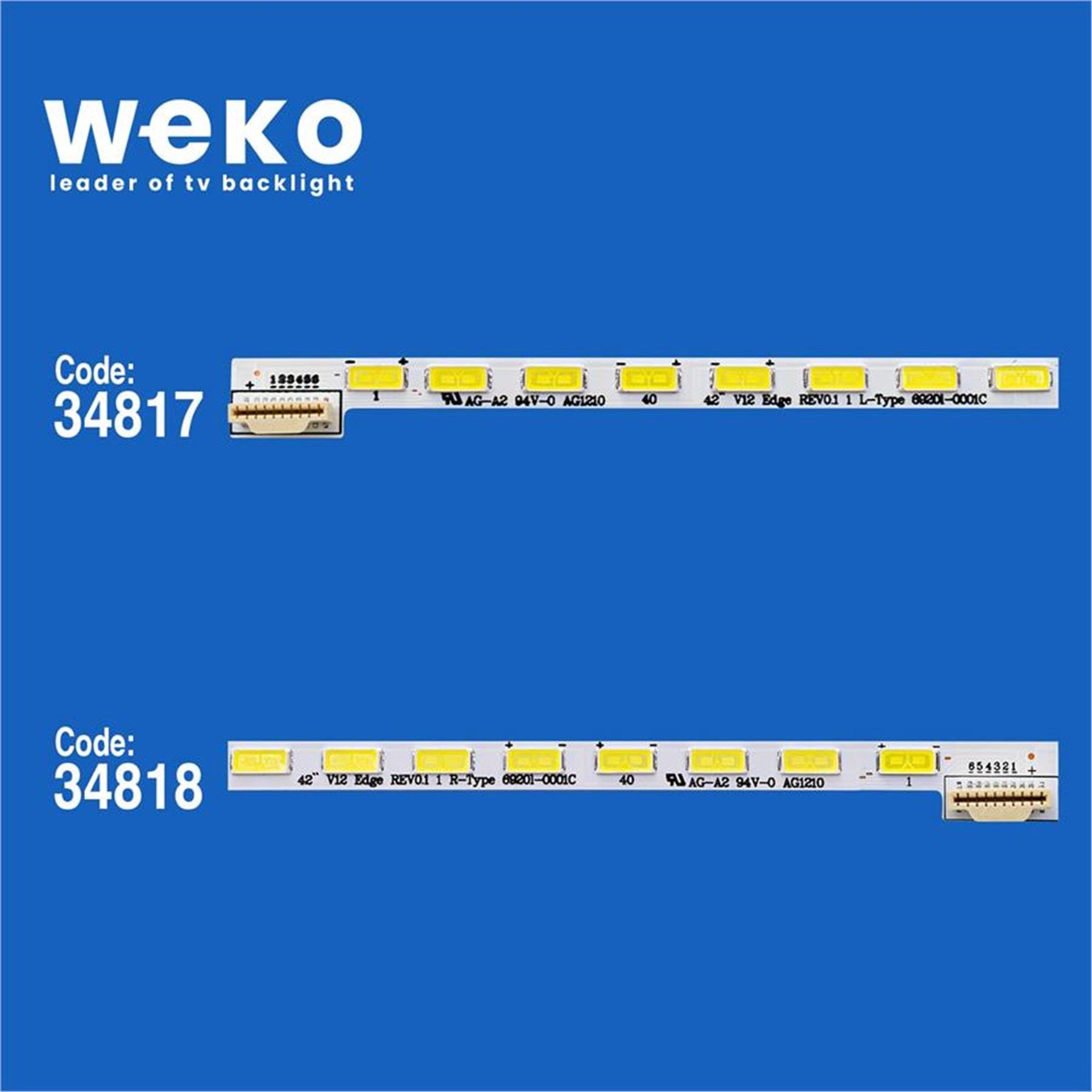 Weko Sunny SN042LD182VG2-V2F3D 42'' İnç 2 Adet Tv Led Bar - Sunny Led Bar