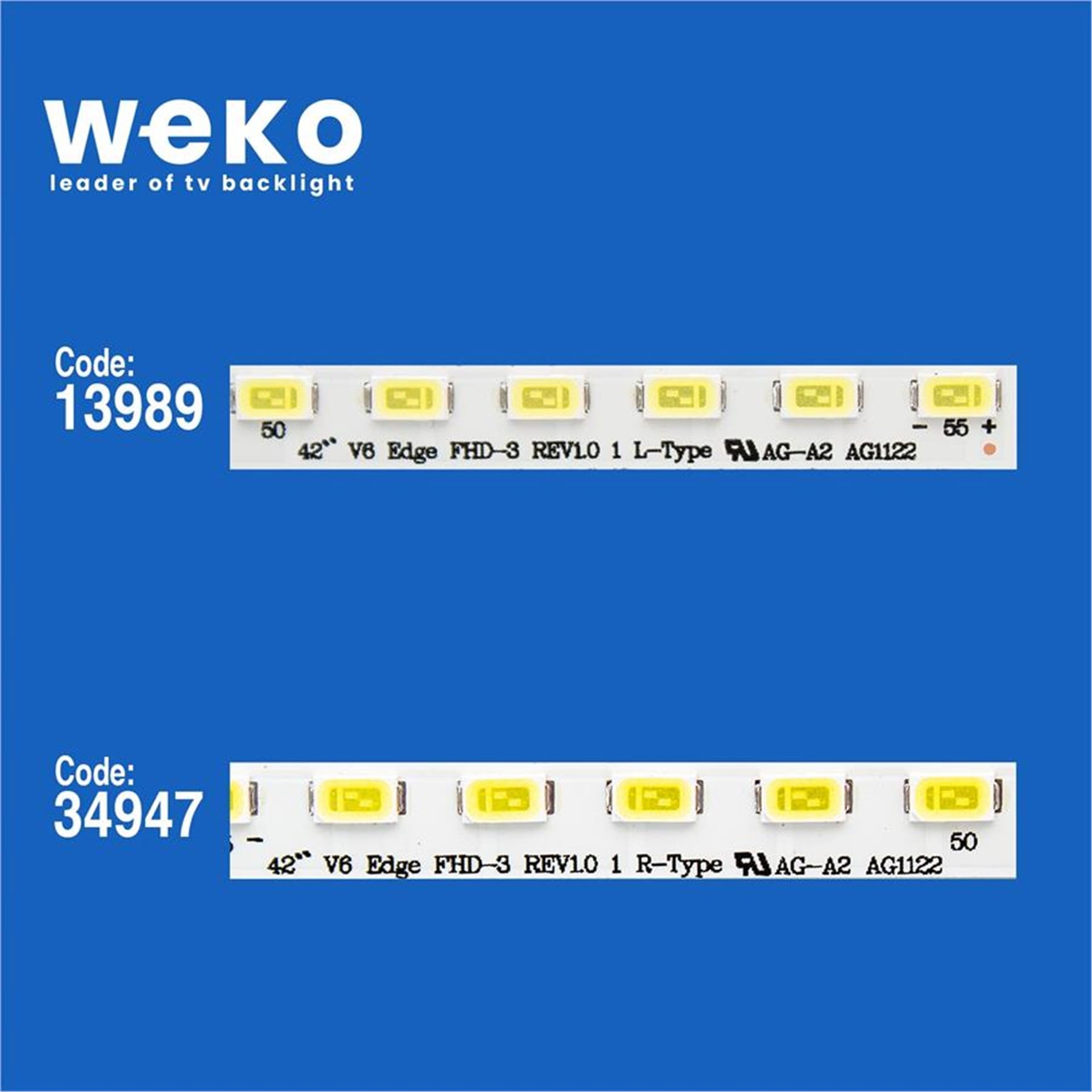 Weko Sunny SN042LD18VG75B-V2FMS 42'' İnç 2 Adet Tv Led Bar - Sunny Led Bar