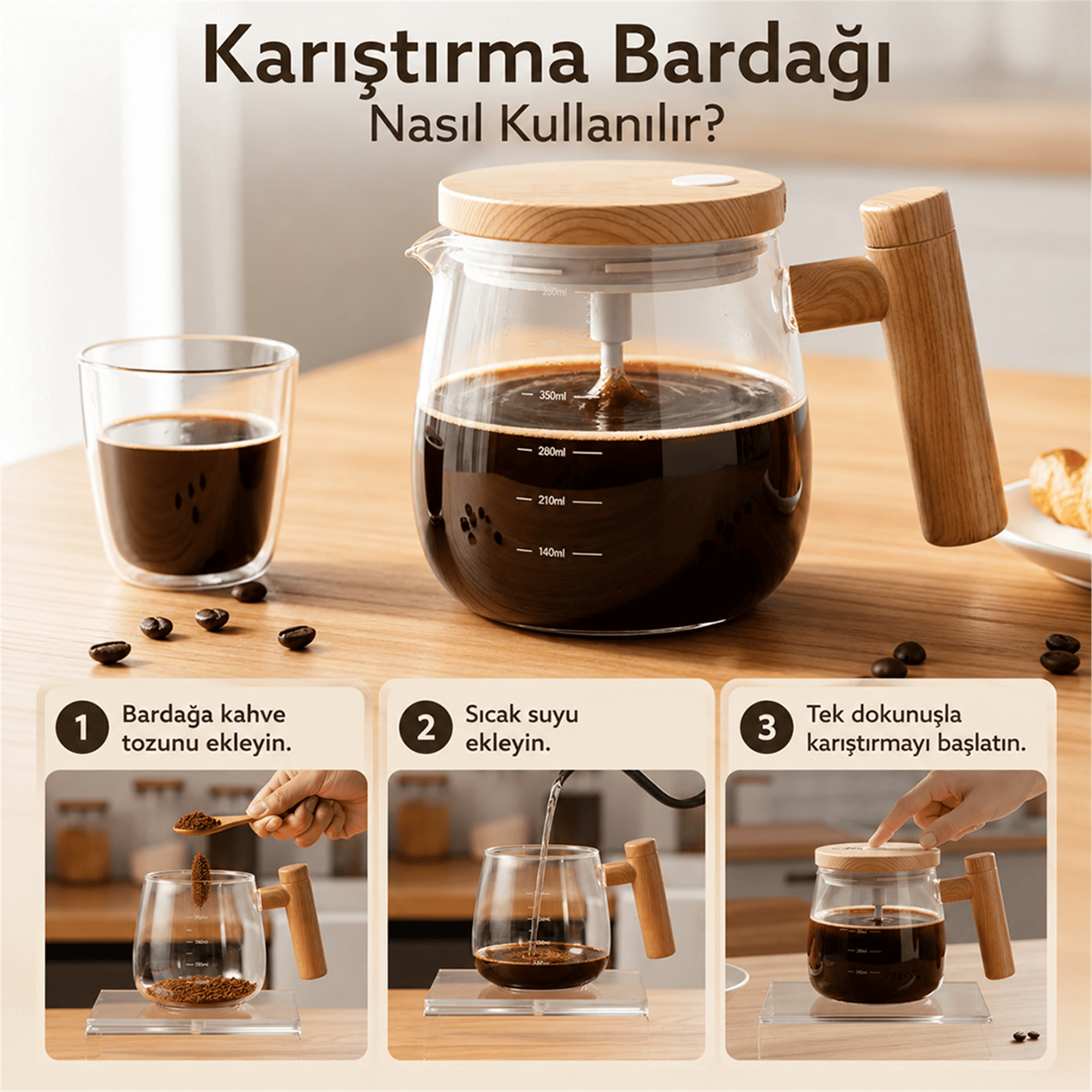 Reyonex SUNUP SN-25475 KARIŞTIRICI ÖZELLİKLİ MİKSER KUPA BARDAK - Ev ve Yaşam