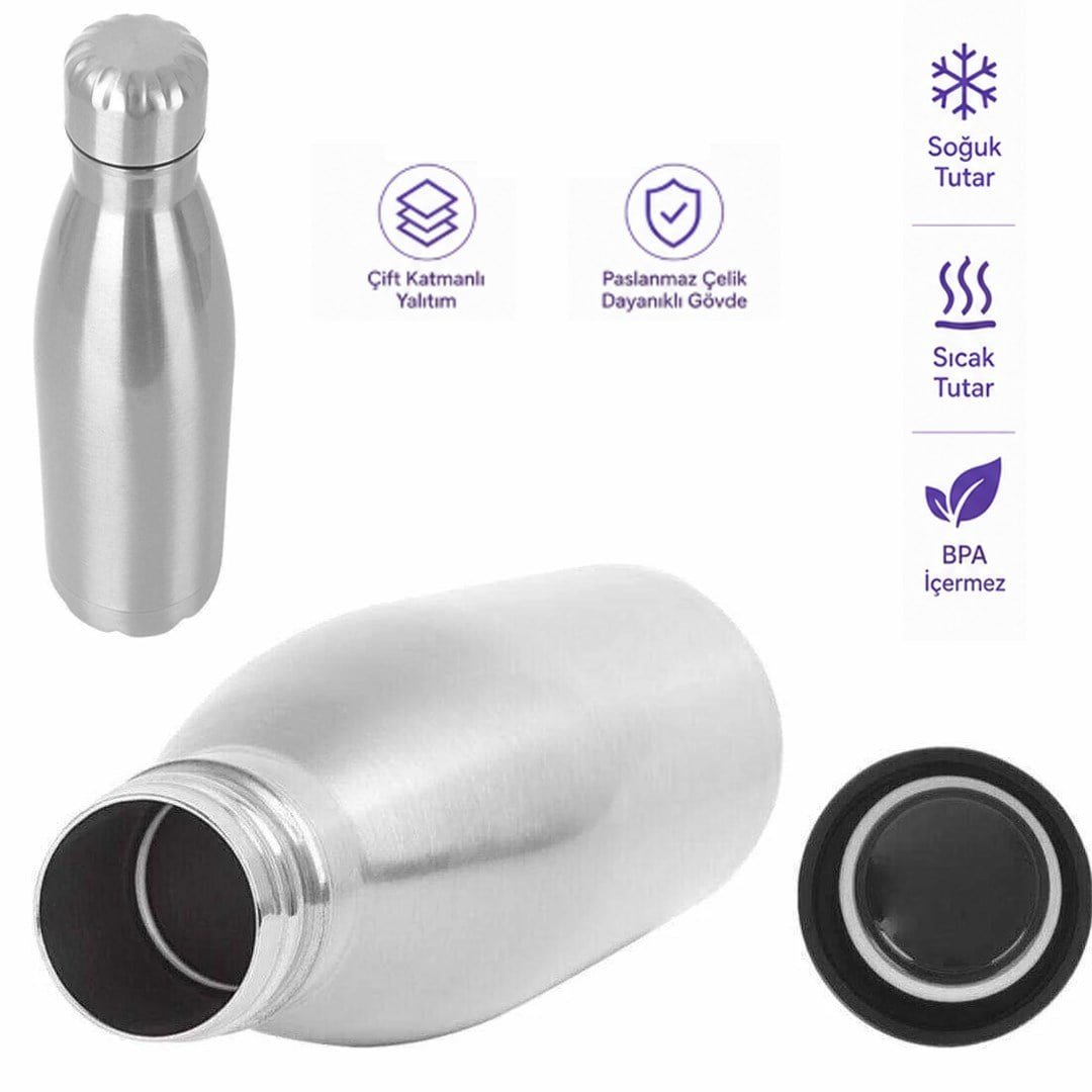 Sunup SN-25712 Şişe Tipi 750 Ml. Paslanmaz Çelik Termos