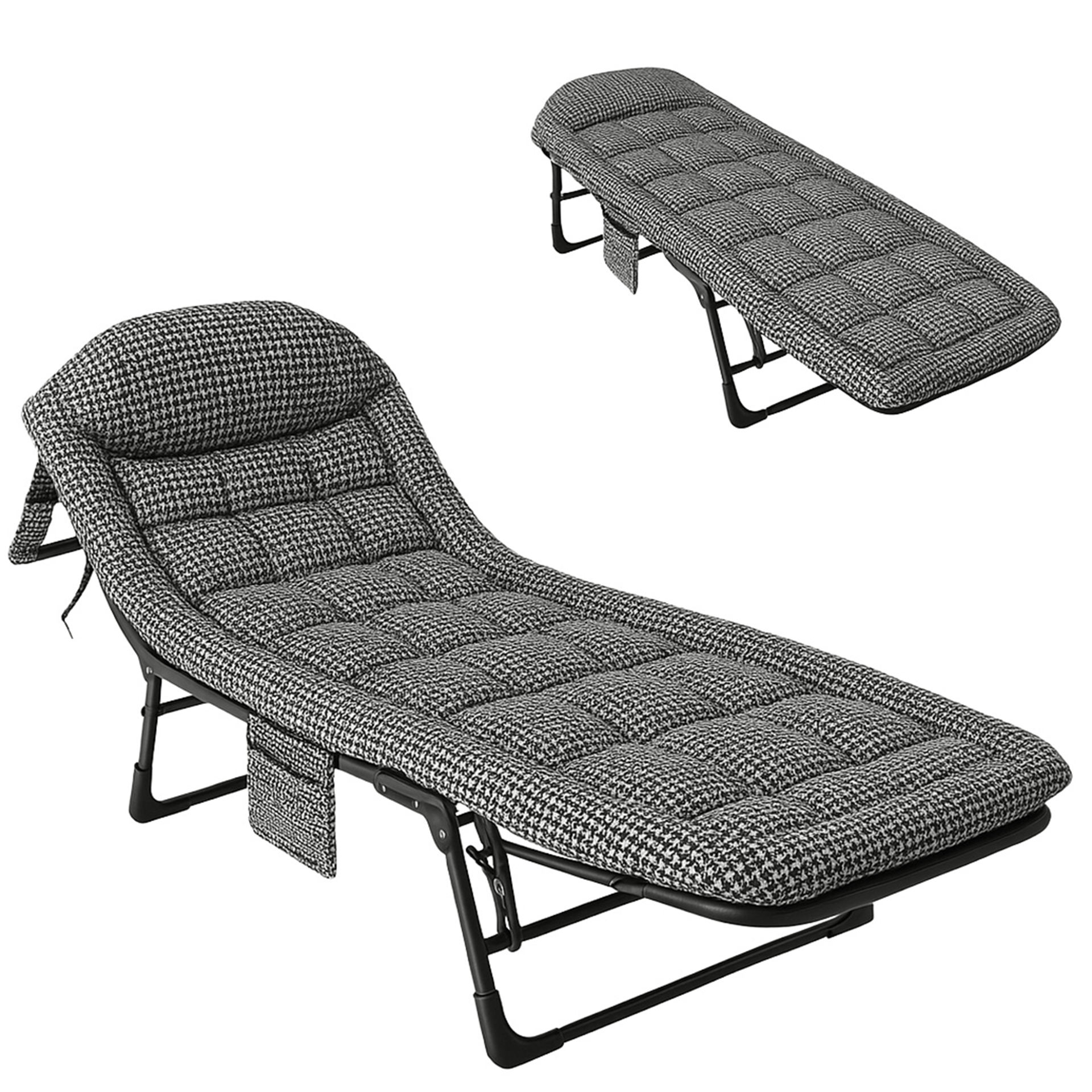 Sunup Sunup SN-26975 Taşınabilir Ayarlanabilir 5 Kademe Sünger Kamp Yatak Şezlong (Kazayağı) - Ev ve Yaşam