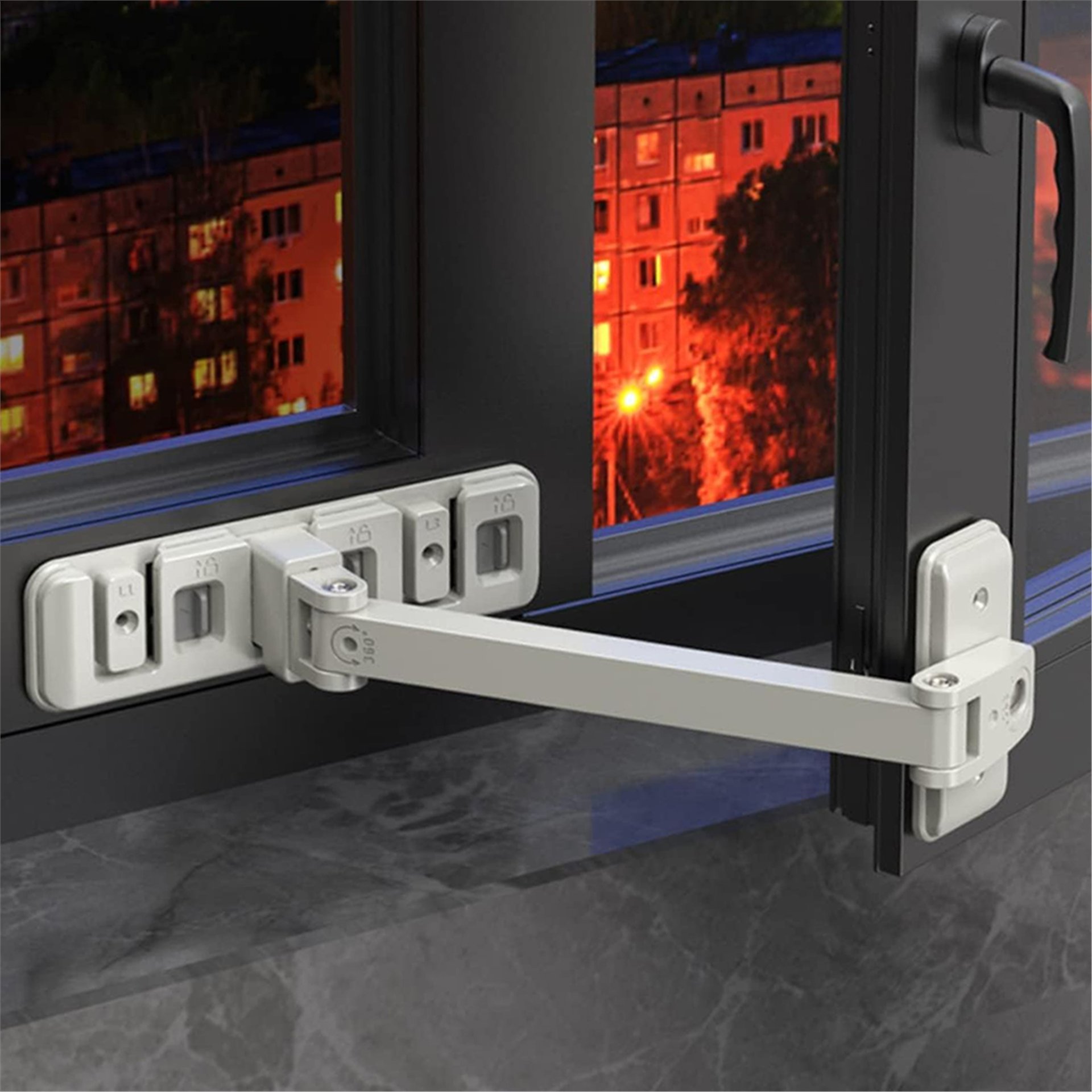 Sunup Sunup SN-29666 Kapı Pencere Sabitleyici Çocuk Güvenlik Kilidi - Ev ve Yaşam