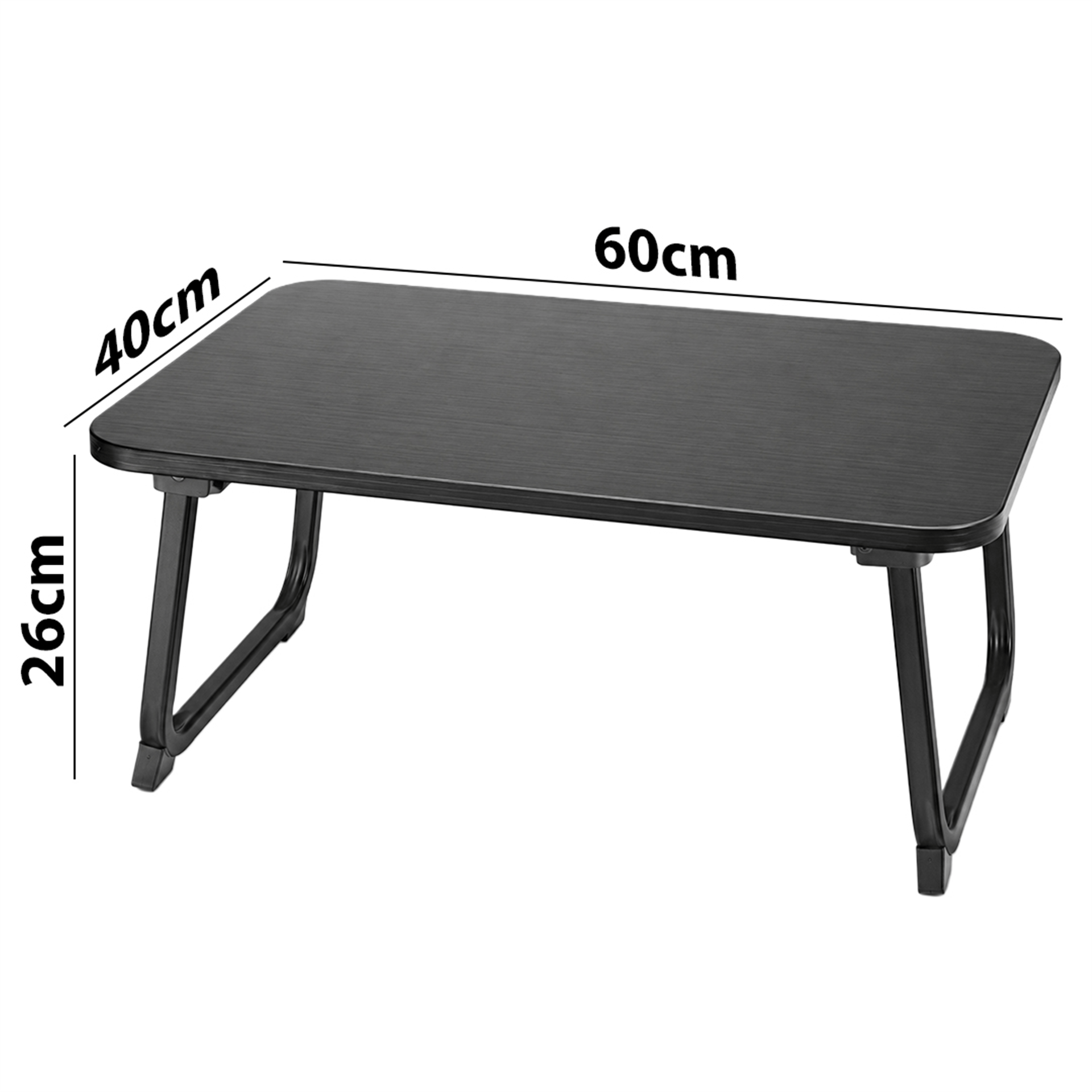 Sunup Sunup SN-29692 Katlanabilir Laptop Masası ve Yatak Koltuk Üzeri Tepsisi Siyah 60x40cm - Ev ve Yaşam