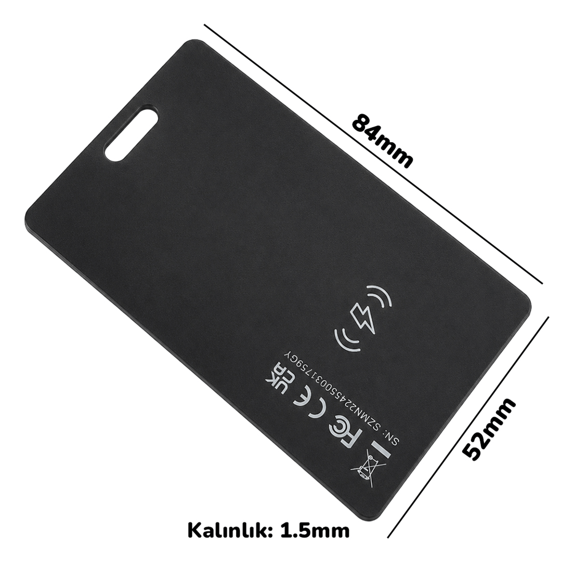 Sunup Sunup SN-37720 Ultra İnce Akıllı Takip Kartı Apple Air Tag Find My Akıllı Bulucu - Ev ve Yaşam