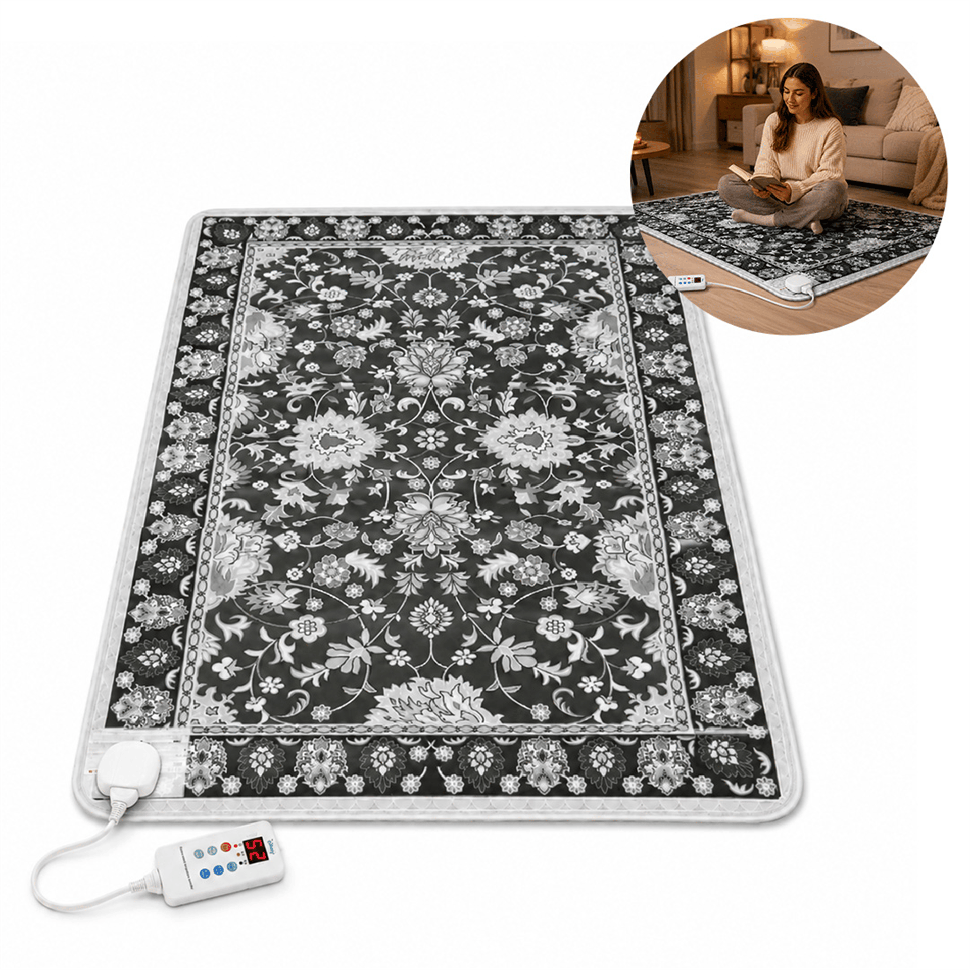 Reyonex Sunup Ty-1*2 859W 100X200Cm Isıtmalı Pad Halı (Sipariş Geldiğinde Montaj İçin T.Servise Götür) - Ev ve Yaşam