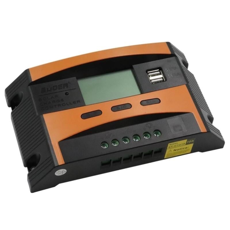Suoer 12V-24V 10A Digital Otomatik Solar Şarj Regülatörü ST-C1210