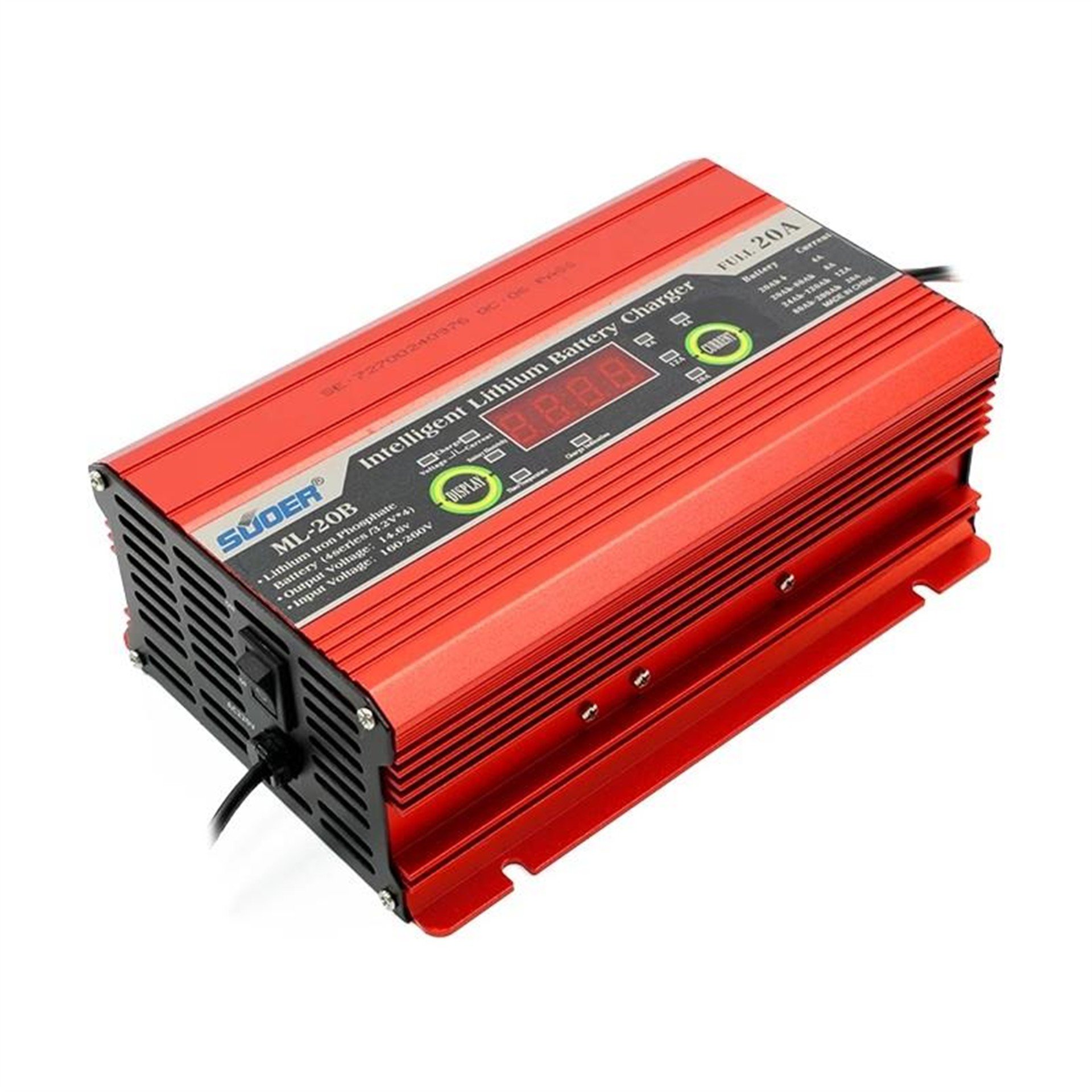 Suoer Suoer ML-20B 12 Volt 20 Amper Akıllı Akü Şarj Cihazı - Akü Şarj Cihazları