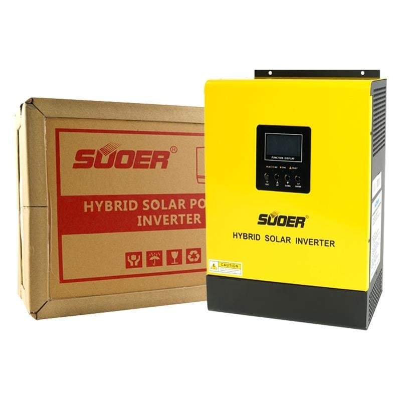 Suoer PS-3K-24 Pwm Solar Şarj Kontrol Cihazlı - AC Şarjlı İnverter