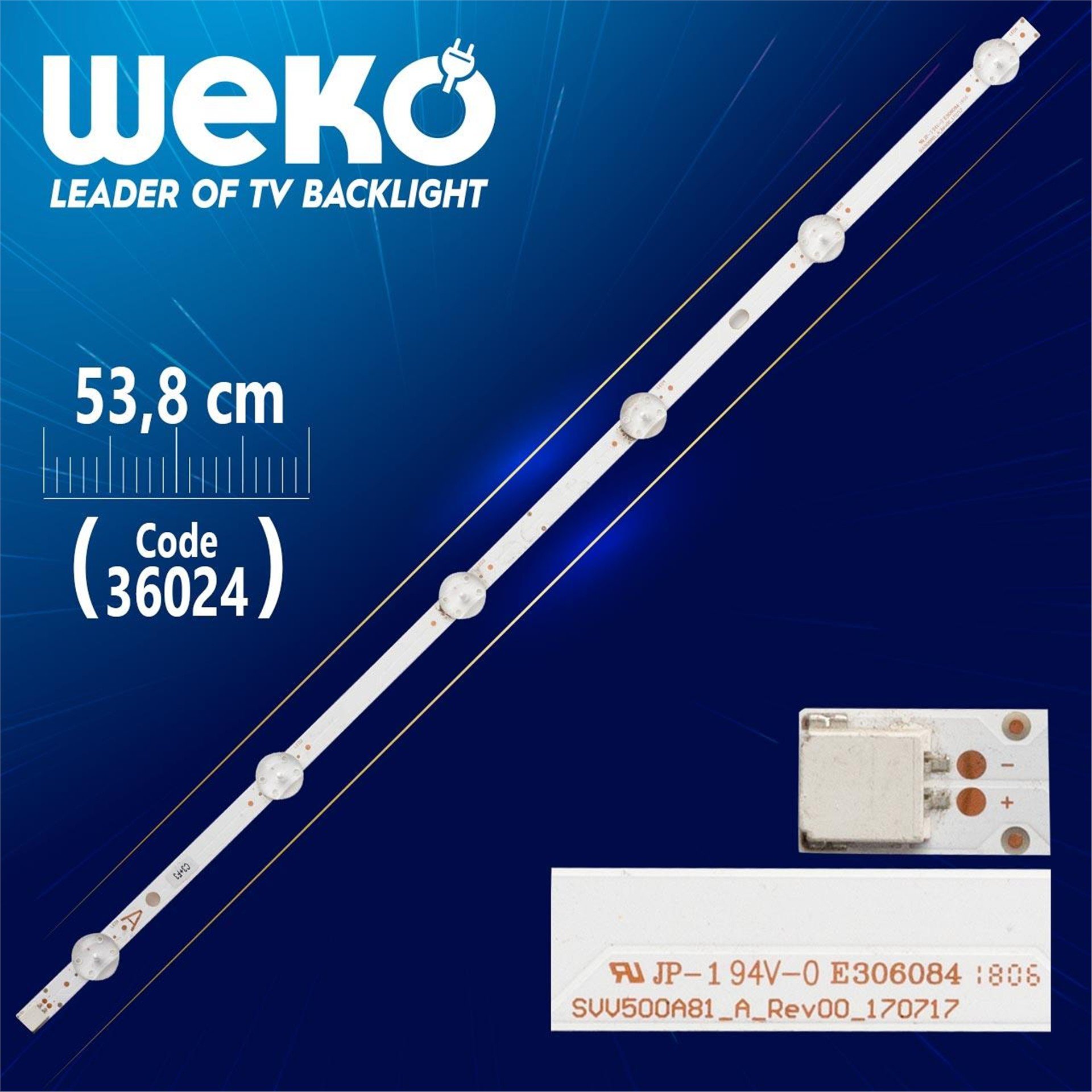 Weko SVV500A81_A_REV00_170717 53.8 Cm Tv Led Bar - Tv Led Bar
