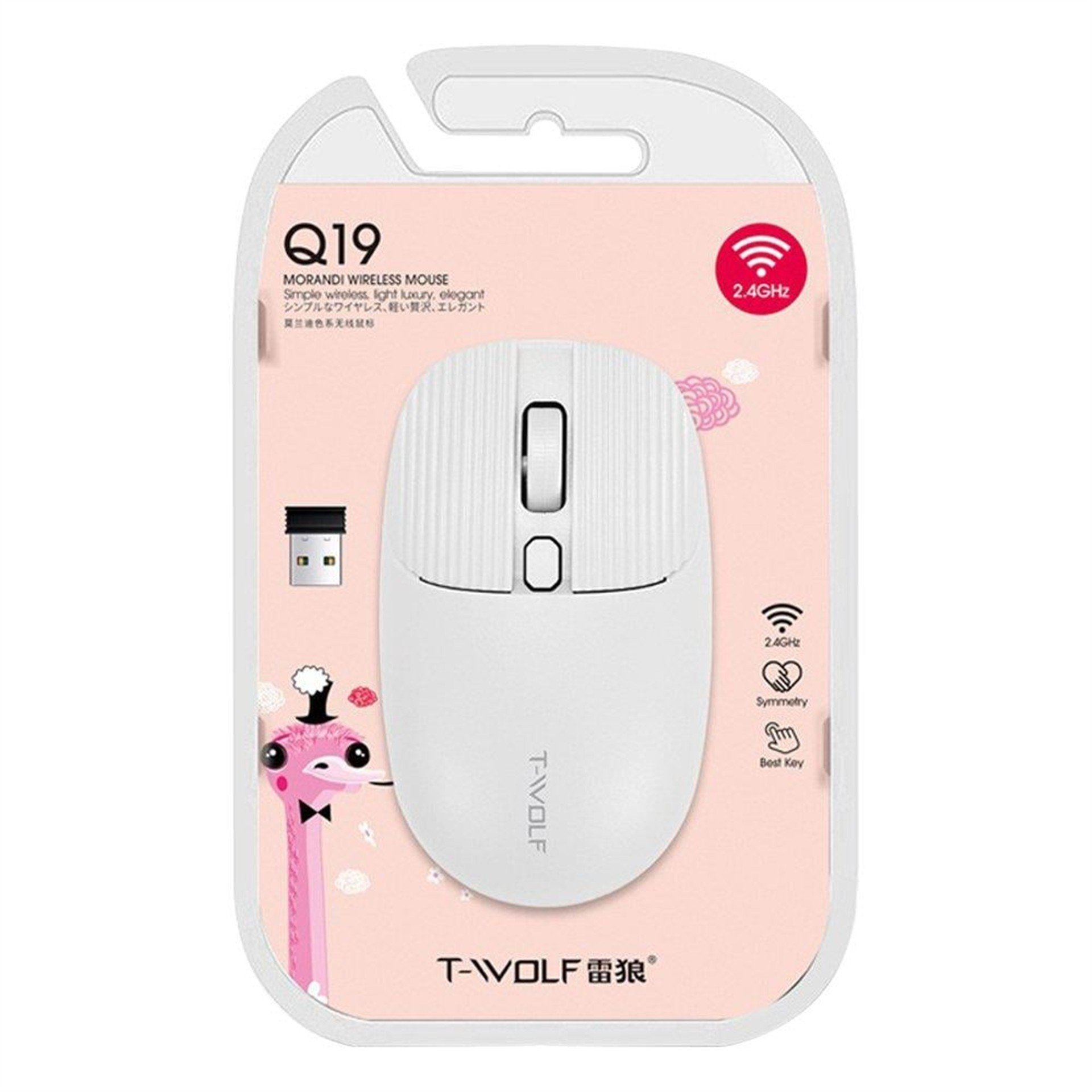 T-Wolf T-Wolf 1000 DPI 2.4Ghz Kablosuz Mouse Q19 - Mouse
