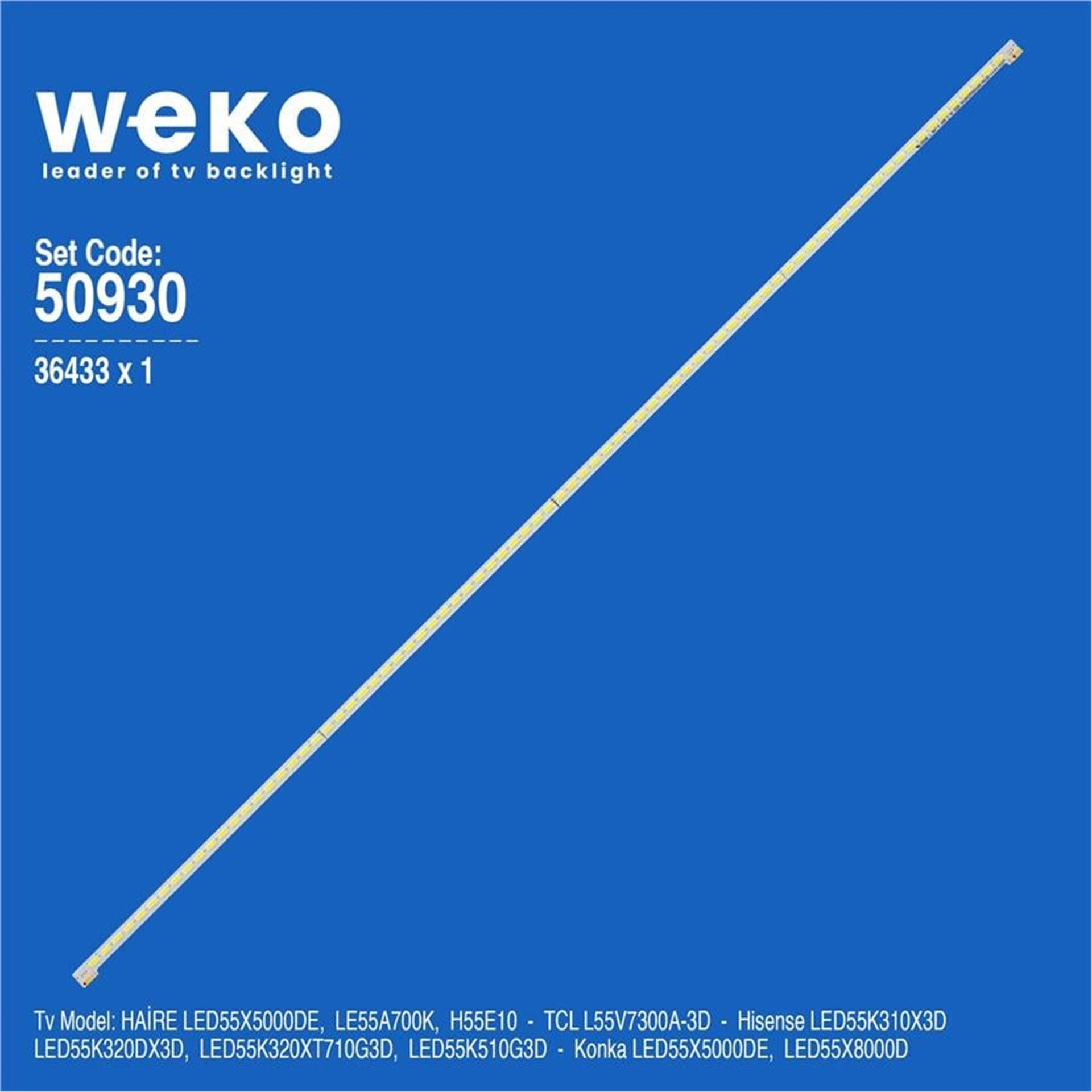 Weko Tcl L55V7300A-3D 55'' İnç 1 Adet Tv Led Bar - Tcl Led Bar
