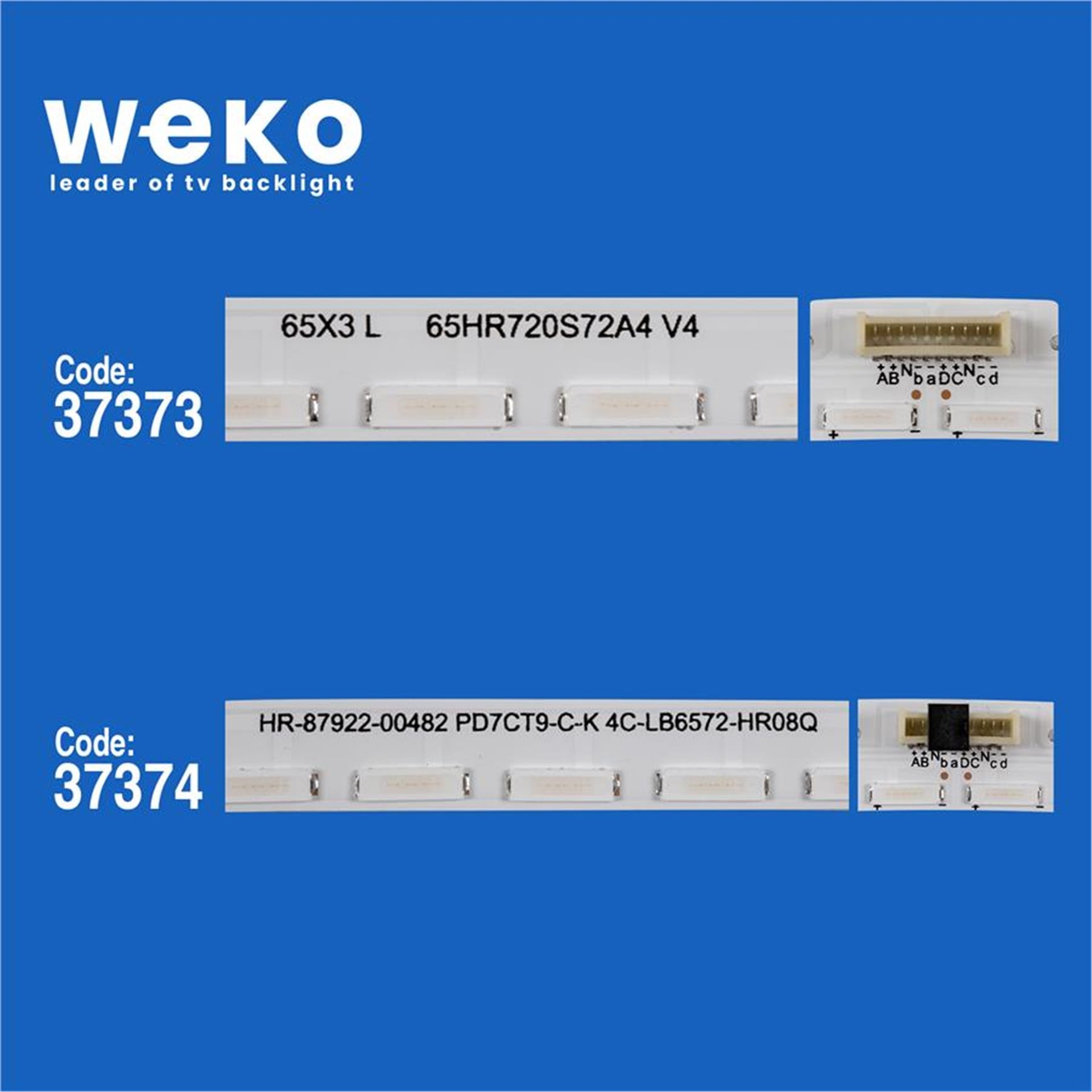 Weko TCL  LED65X3CUS 65'' 2 Adet Tv Led Bar - Tcl Led Bar