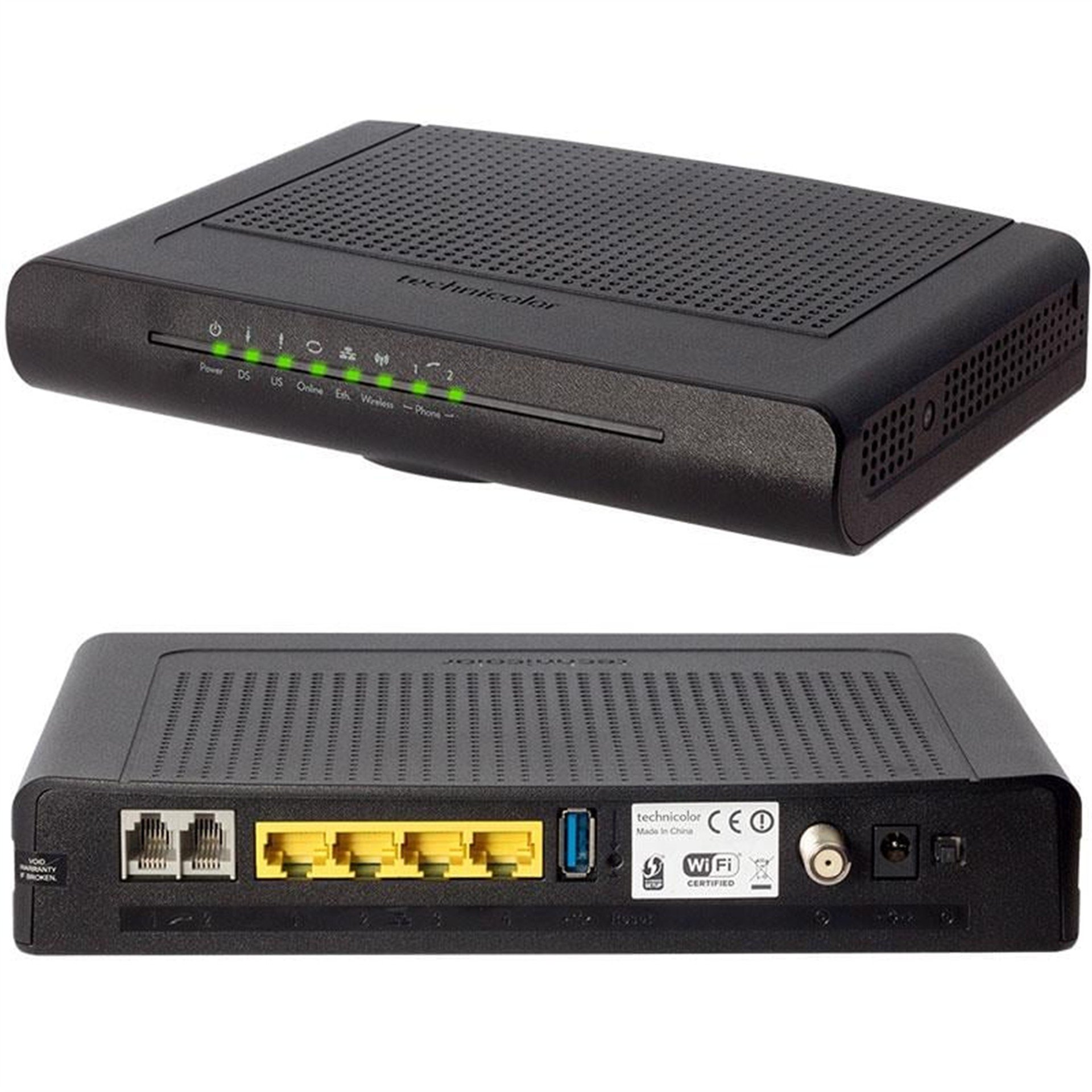 Oem Technıcolor Tc7200.20 Docsıs-Eurodocsıs 3.0 4 Port Türksat Uydunet Uyumlu Modem - Ağ Ürünleri