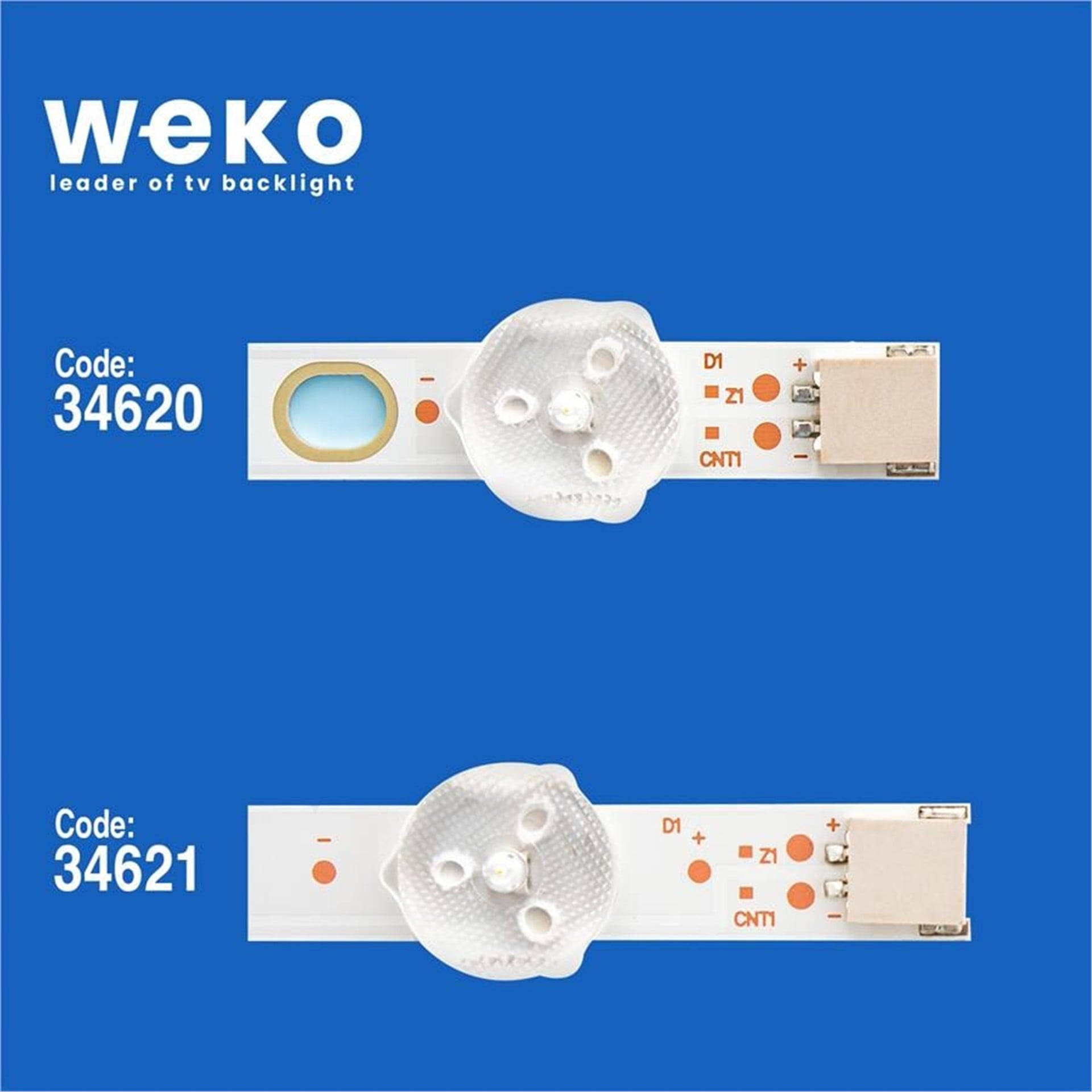 Weko Telefunken TE40282B34C2H 40'' İnç 3 Adet Tv Led Bar - Telefunken Led Bar