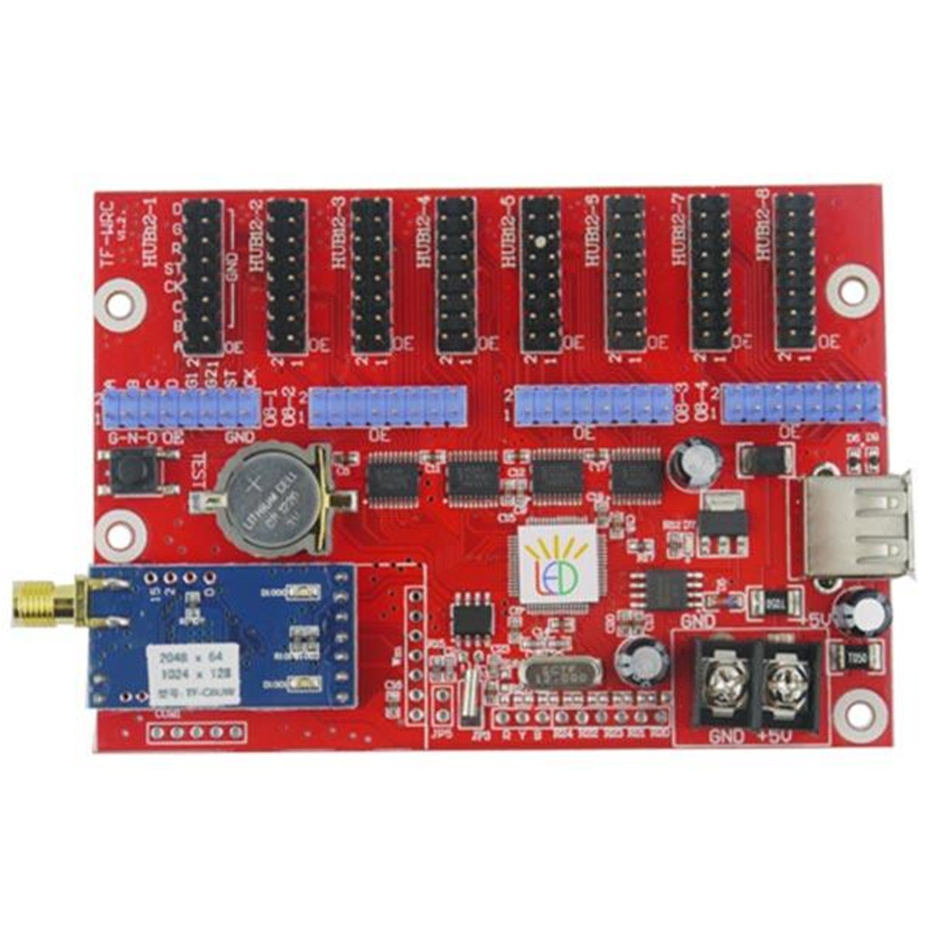 Oem TF-C6UW 8'li Wifi Led Panel Kartı - P10 Led Panel Kontrol Kartları