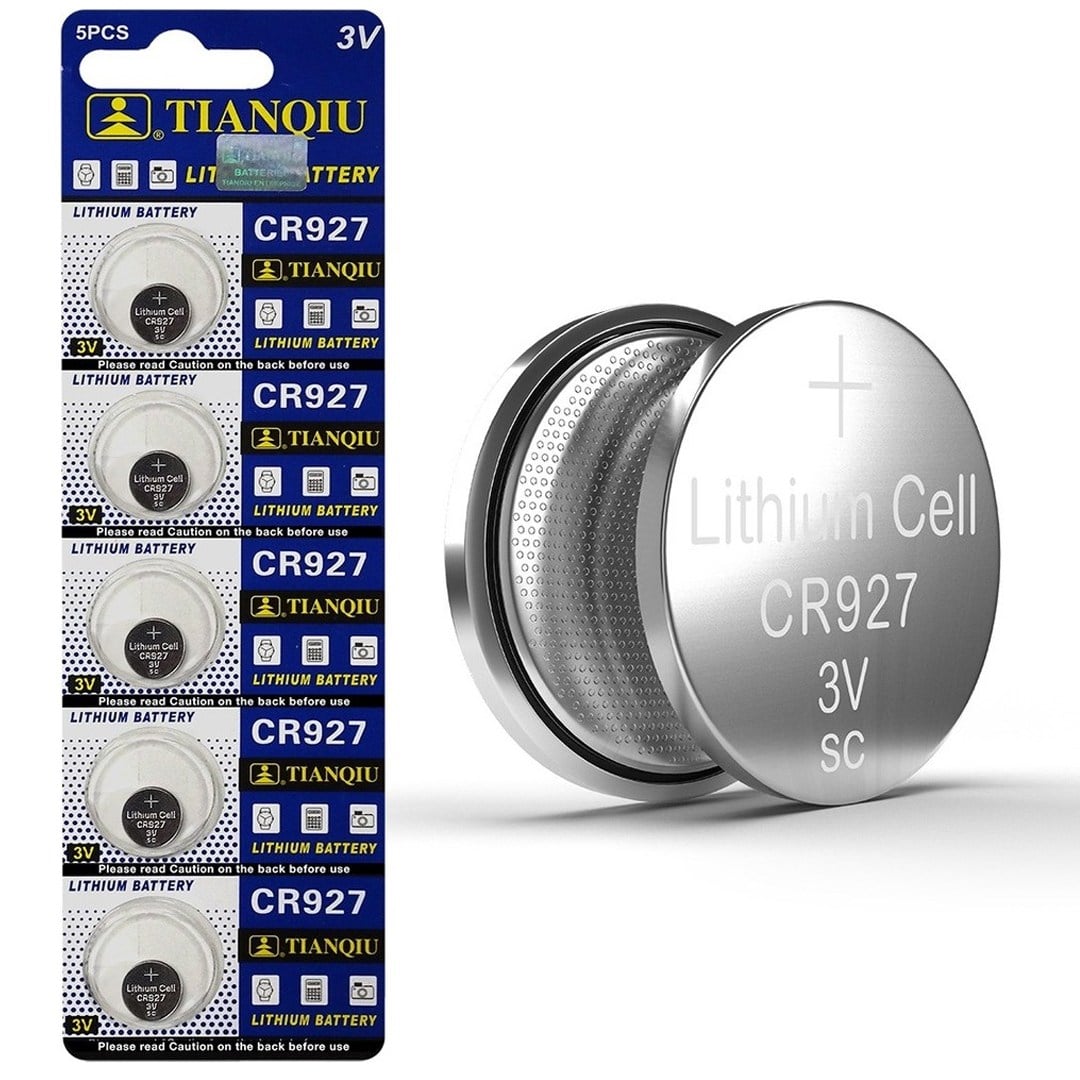 TIANQIU CR927 DL927 3 VOLT LİTYUM DÜĞME PİL (5'Lİ PAKET)