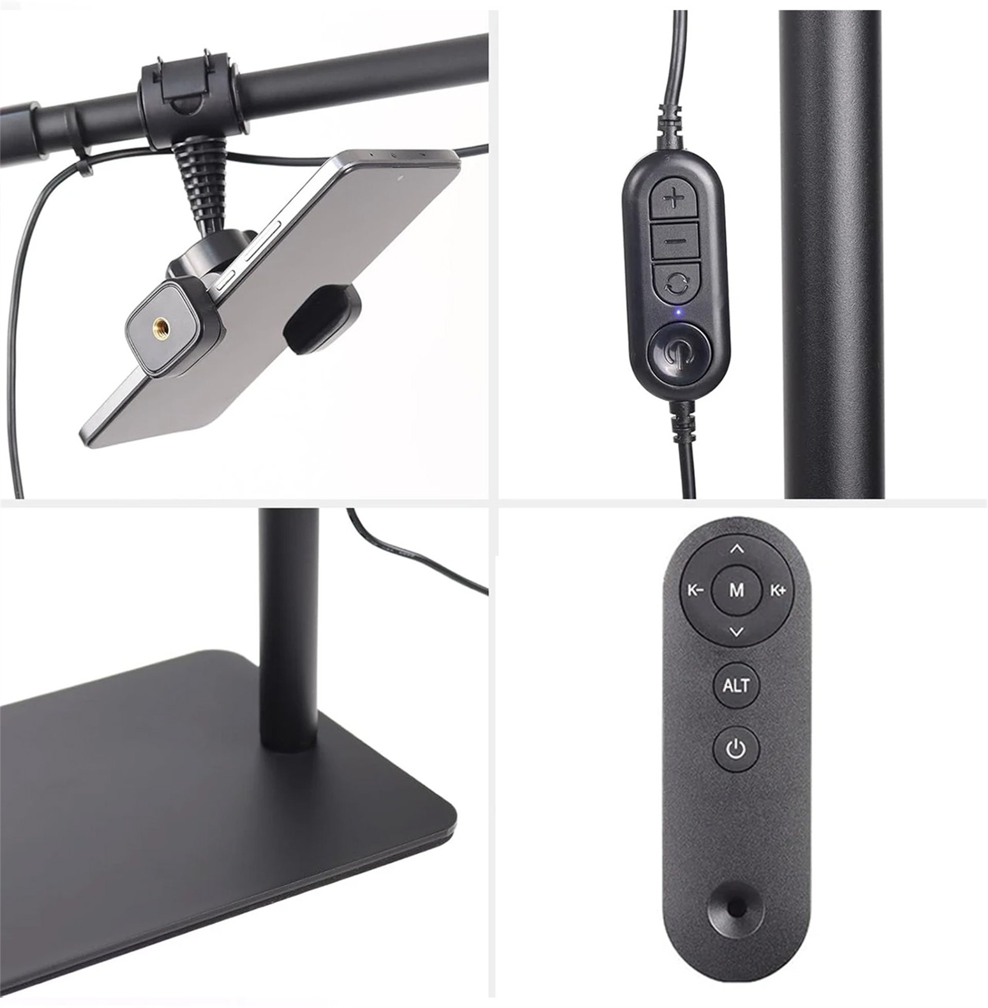 Reyonex Trled F-700B 70Cm Zebra Elmas Desenlı Ayaklı Profesyonel Güzellık Salonu Lambası - Ev ve Yaşam