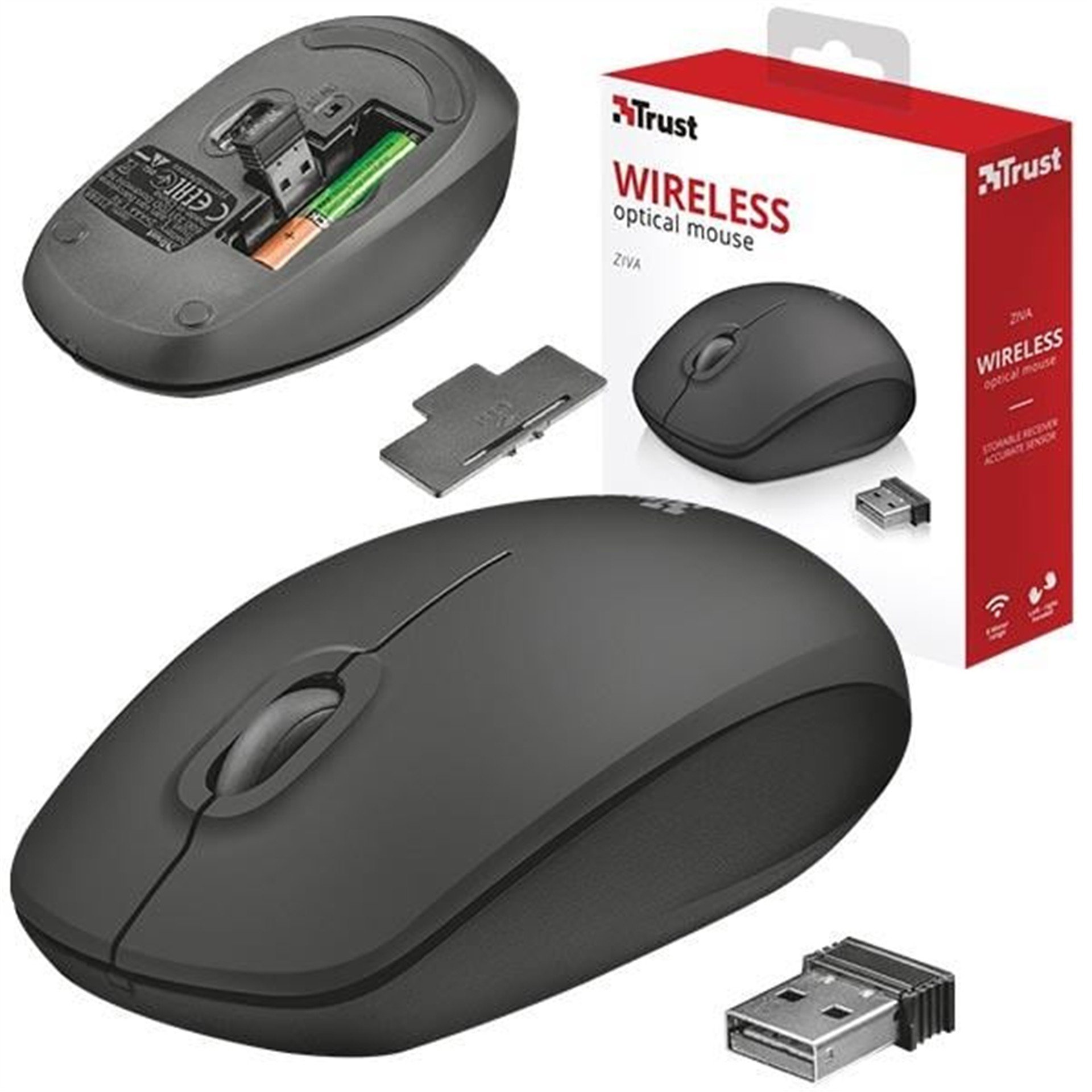 Trust Trust Zıva 21948 Wıreless Kablosuz Mouse - Mouse
