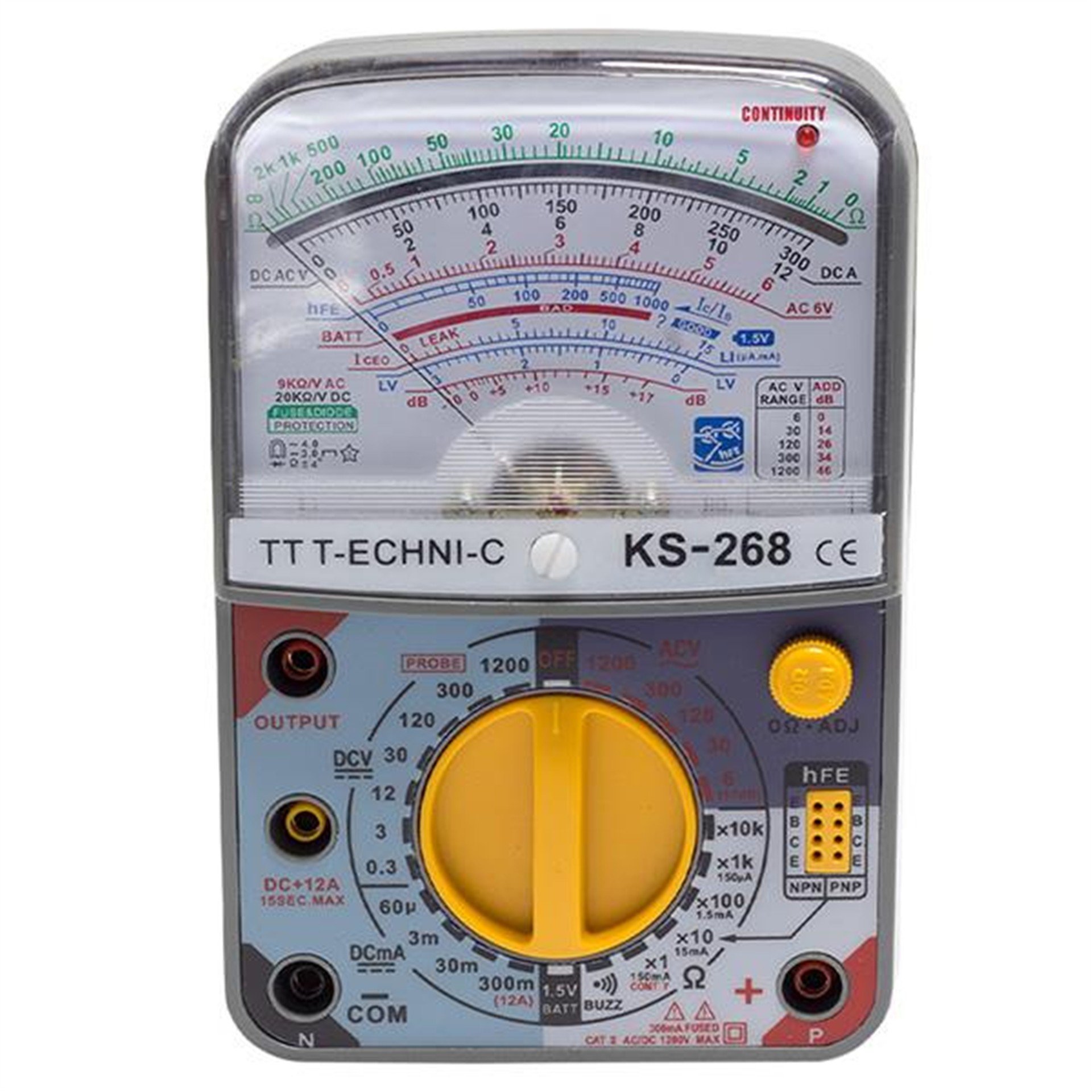 TT-Technic TT Technic KS-268 Analog Ölçü Aleti - Ölçü Aletleri