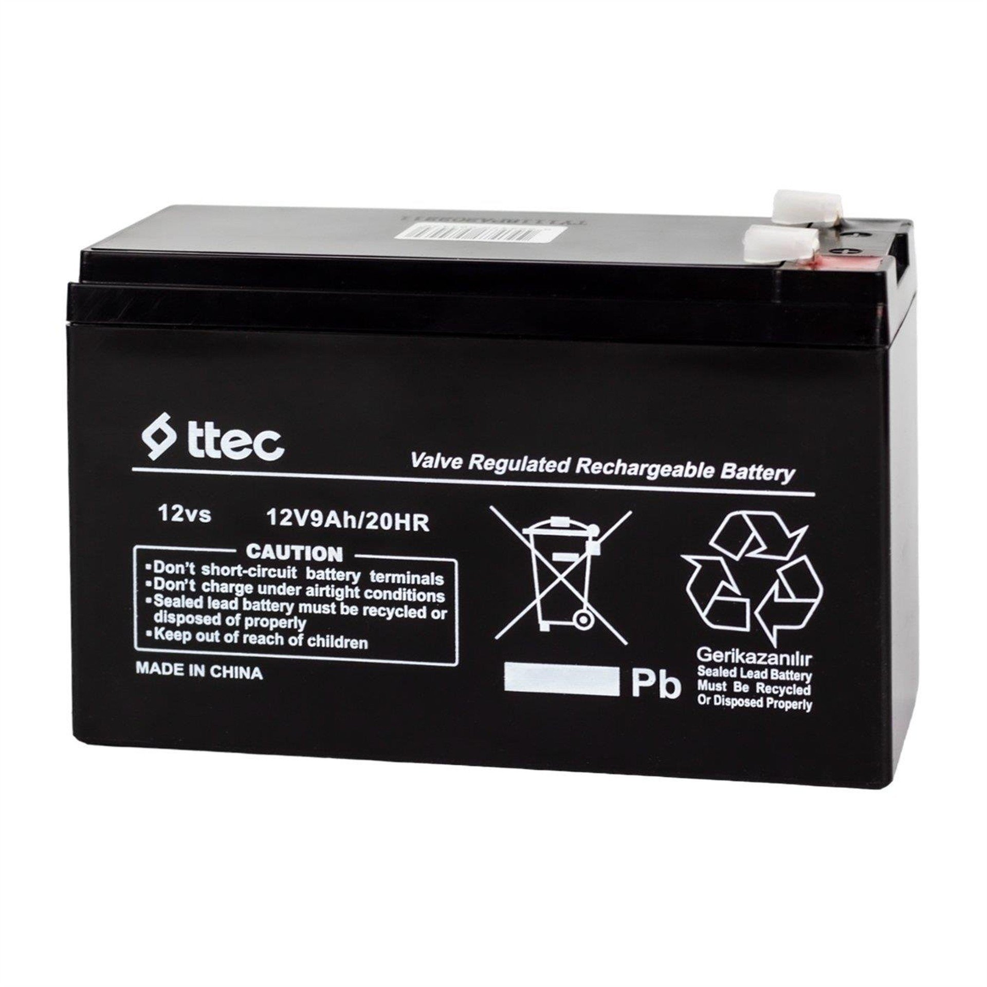 Ttec Ttec 12 Volt 9 Amper Kuru Akü - Aküler