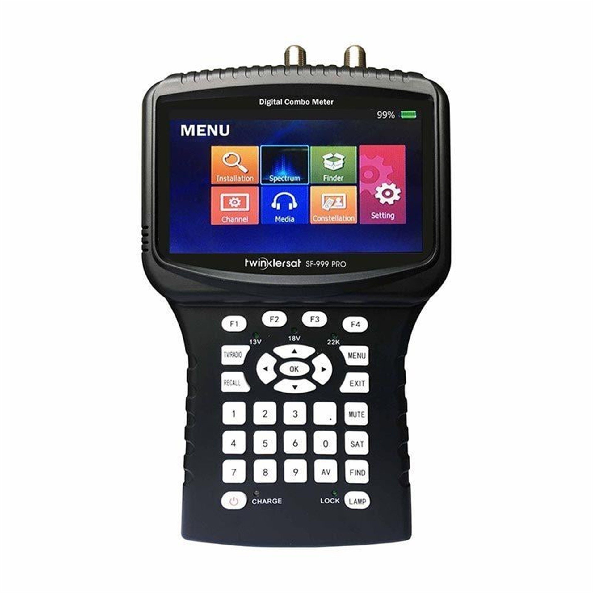 Twinkler Twinkler SF-999 Pro 4.3'' Ekranlı HD 8 MP Destekli Uydu Yön Bulucu + CCTV Kamera Test Cihazı - Kamera Test Cihazları