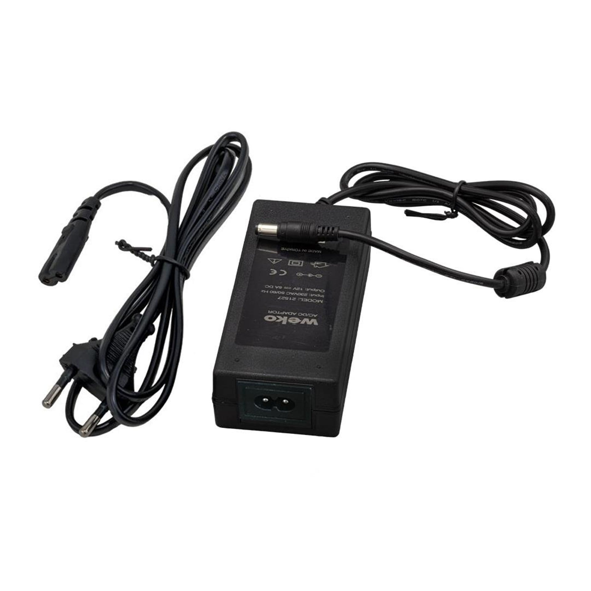 Weko Weko 12 Volt - 5 Amper Plastik Kasa Masaüstü Adaptör 5.5*2.5 Uçlu - Yazar Kasa - Pos Adaptörü